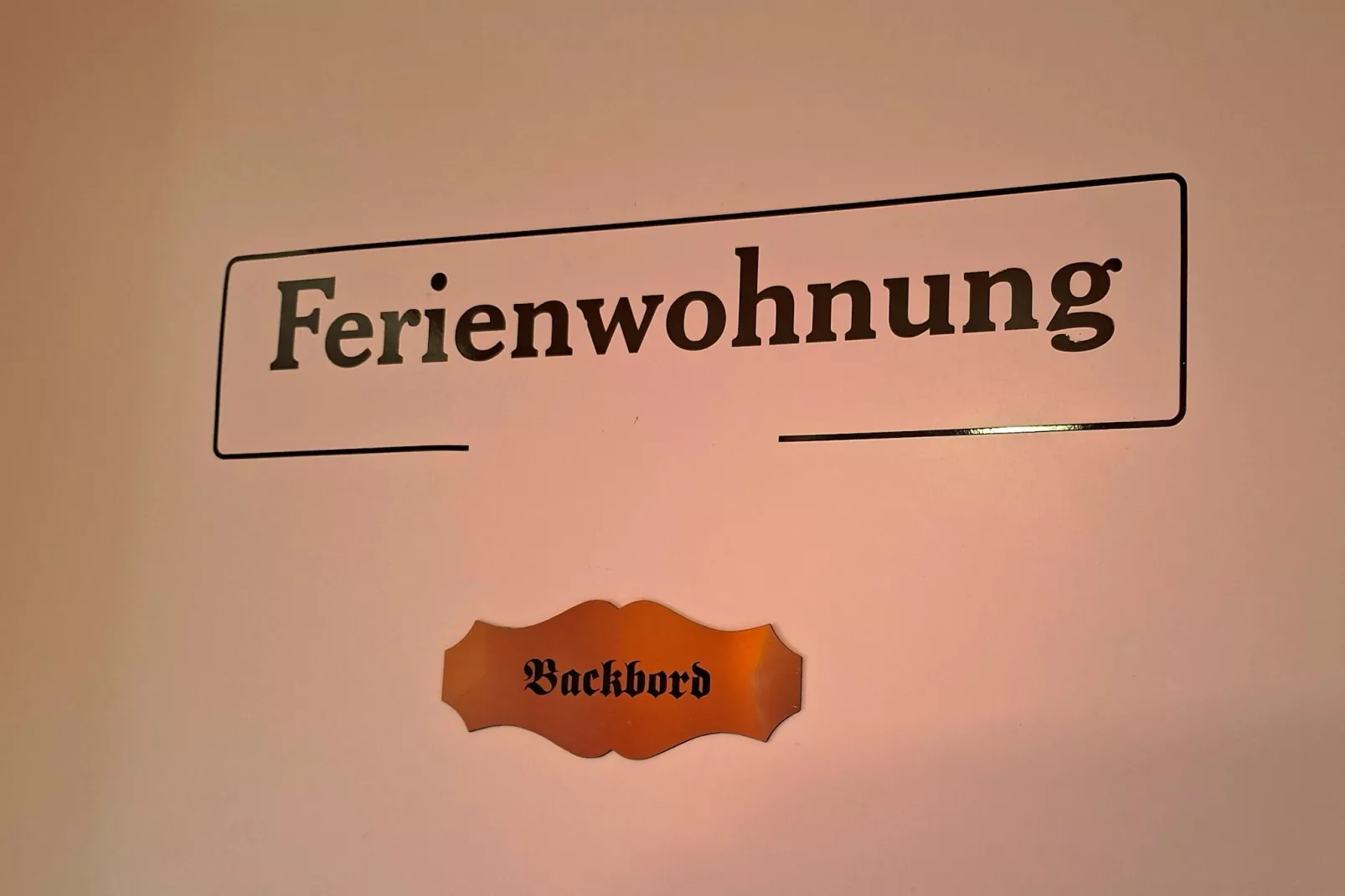 Ferienwohnung Backbord - Vue