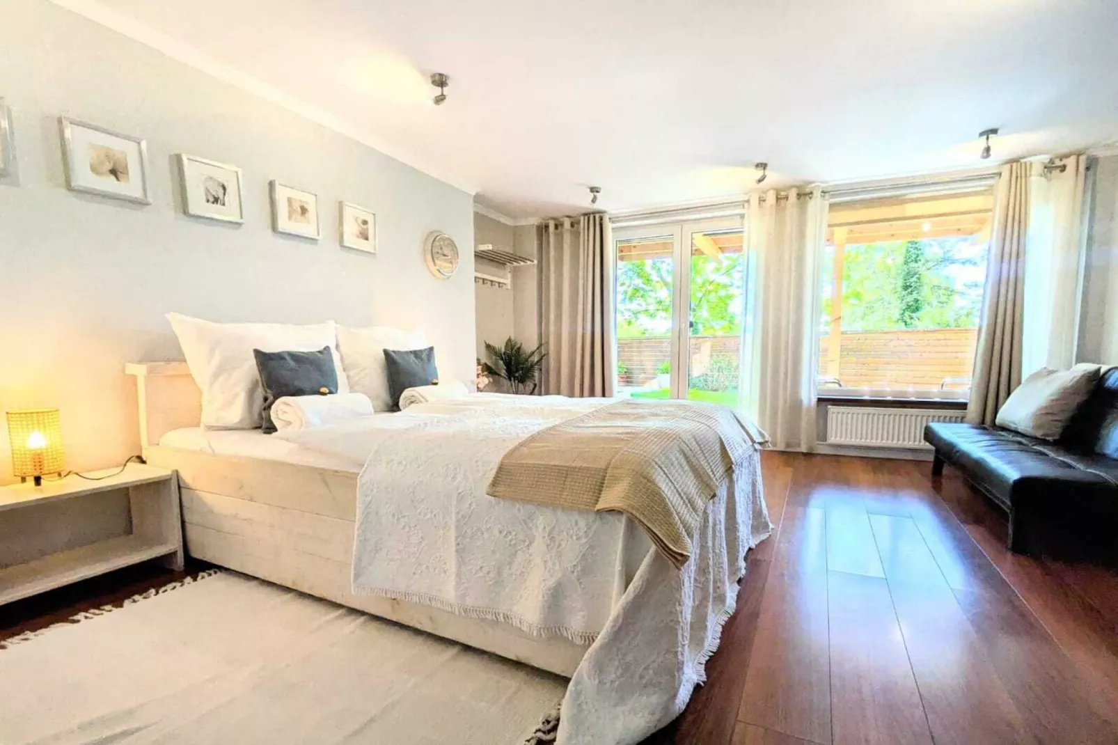 Mieszkanie wakacyjne sauna łódka Kołobrzeg-Schlafzimmer