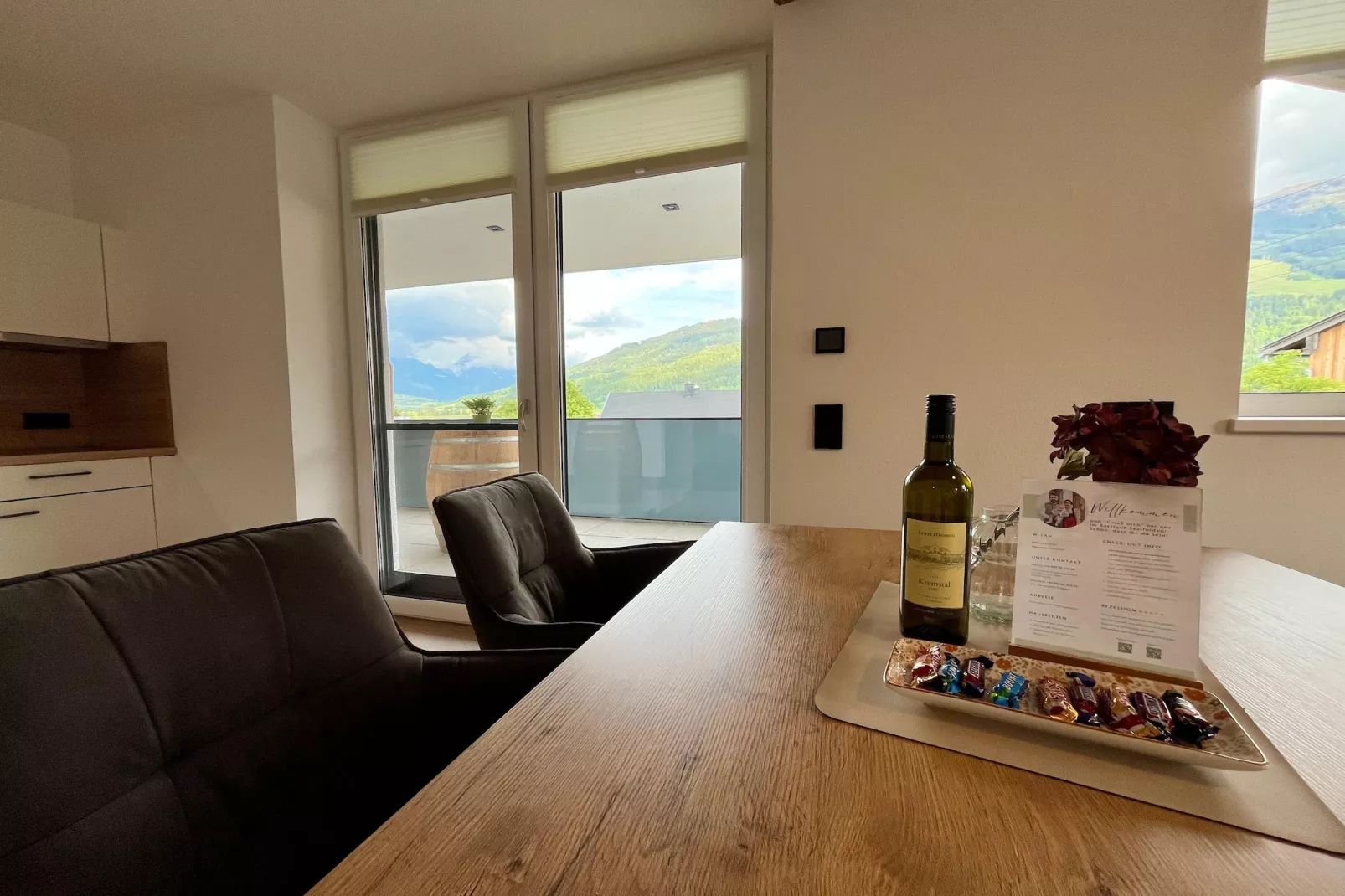 Appartement "Schnauz-Bartl"-Wohnzimmer