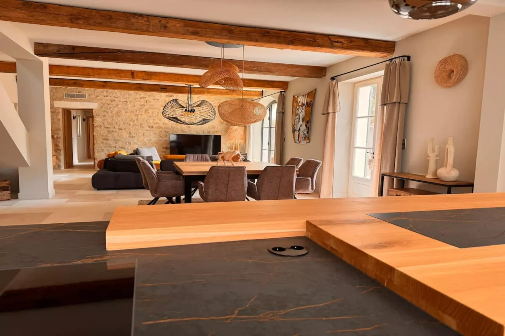 Villa Lou Pantaï  Élégance et Confort au Cœur de Saint-Rémy-de-Provence-Esszimmer