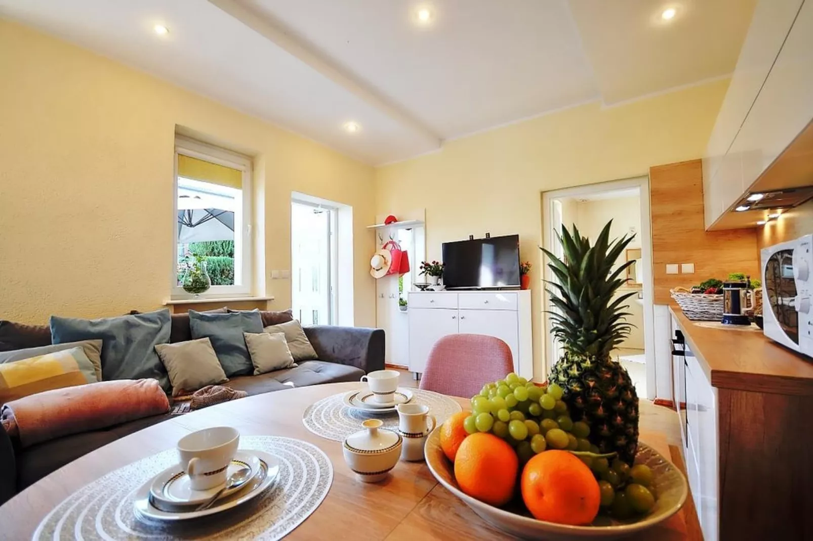 Apartament nr 1 40 qm parter Ustronie Morskie-Dining room