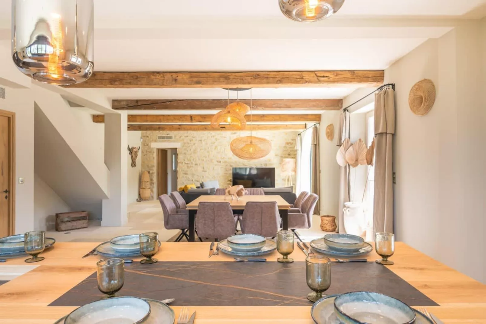 Villa Lou Pantaï  Élégance et Confort au Cœur de Saint-Rémy-de-Provence-Esszimmer