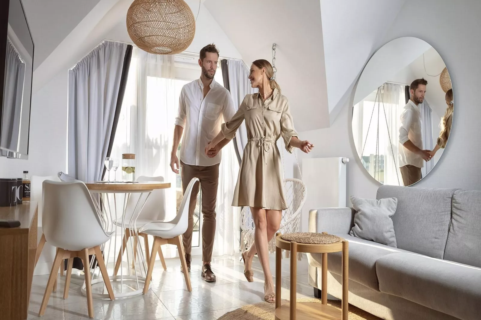 Apartament wakacyjny Sarbinowo-Wohnzimmer