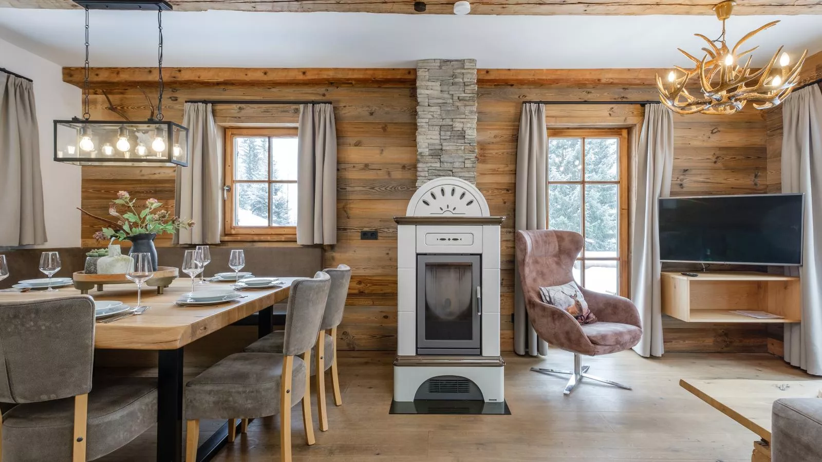 Chalet Cornelia-Wohnzimmer