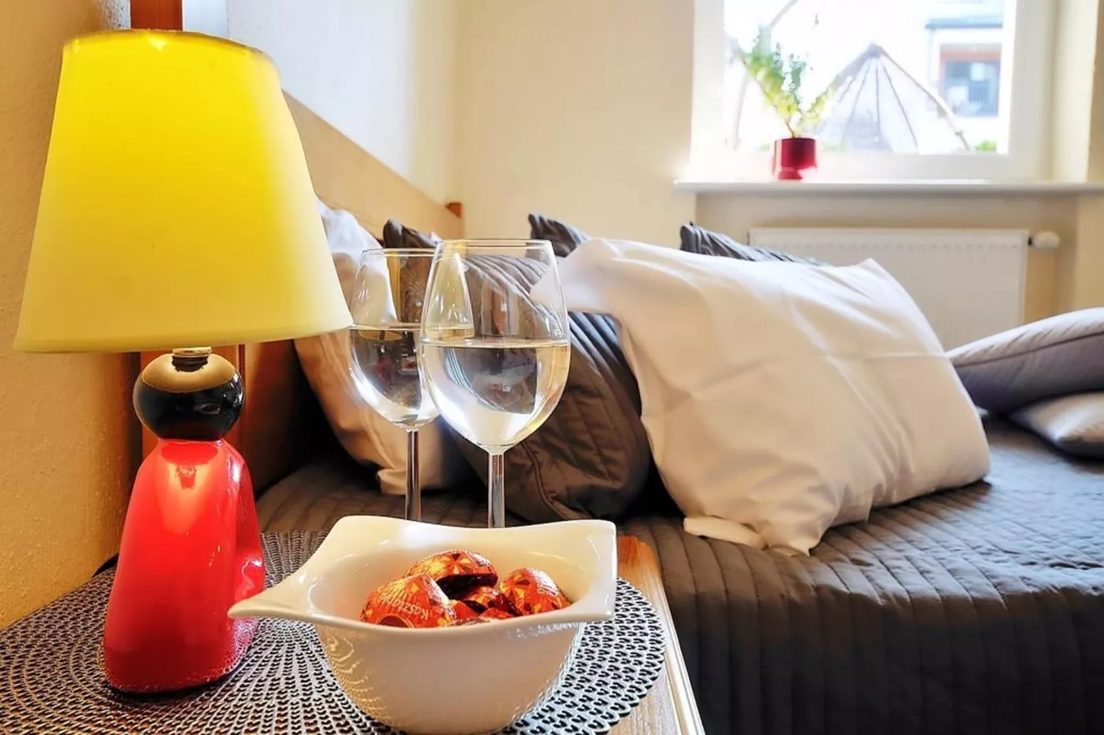 Apartament nr 1 40 qm parter Ustronie Morskie-Bedroom