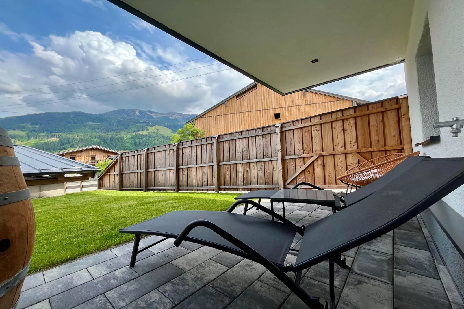 Apartment "Gams-Bartl"-Garten Winter