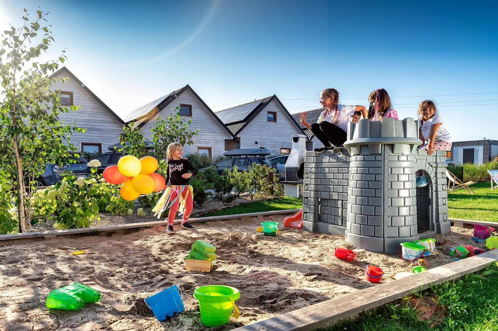 Apartament wakacyjny Sarbinowo-Parkeinrichtungen