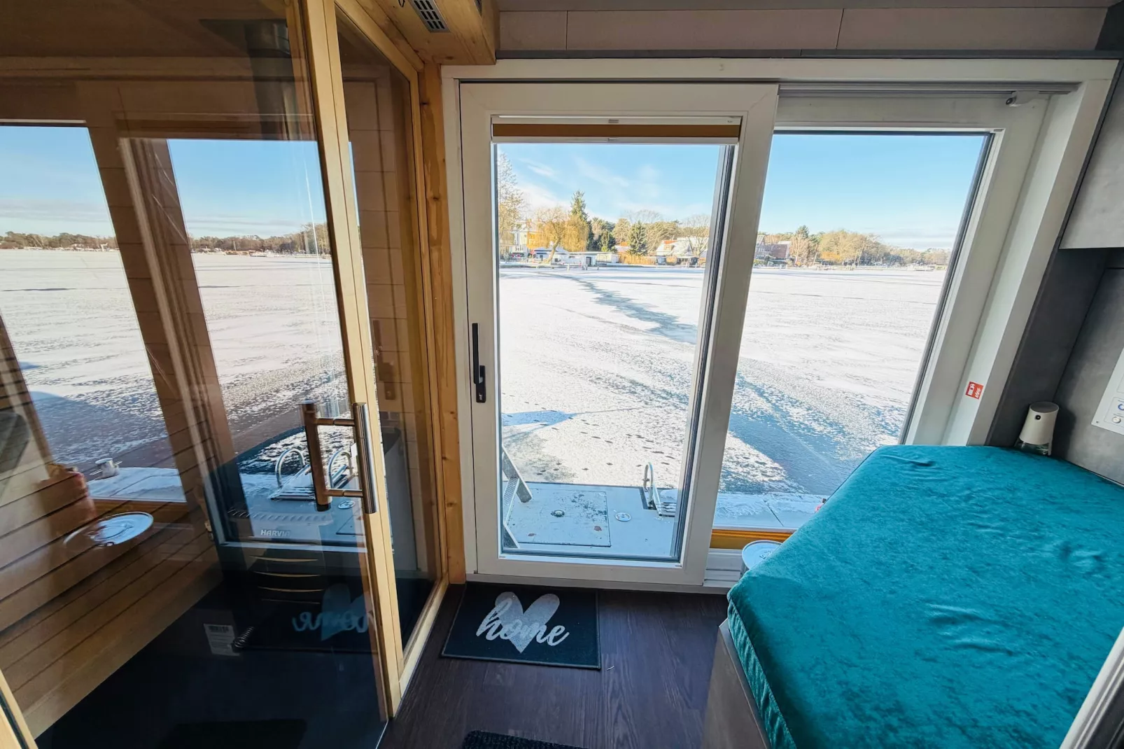 Hausboot Tegel-Schlafzimmer