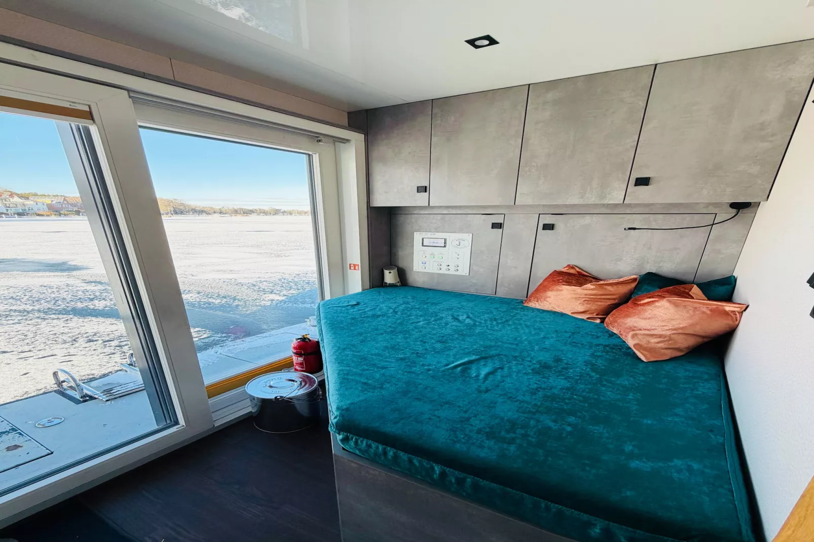 Hausboot Tegel-Schlafzimmer