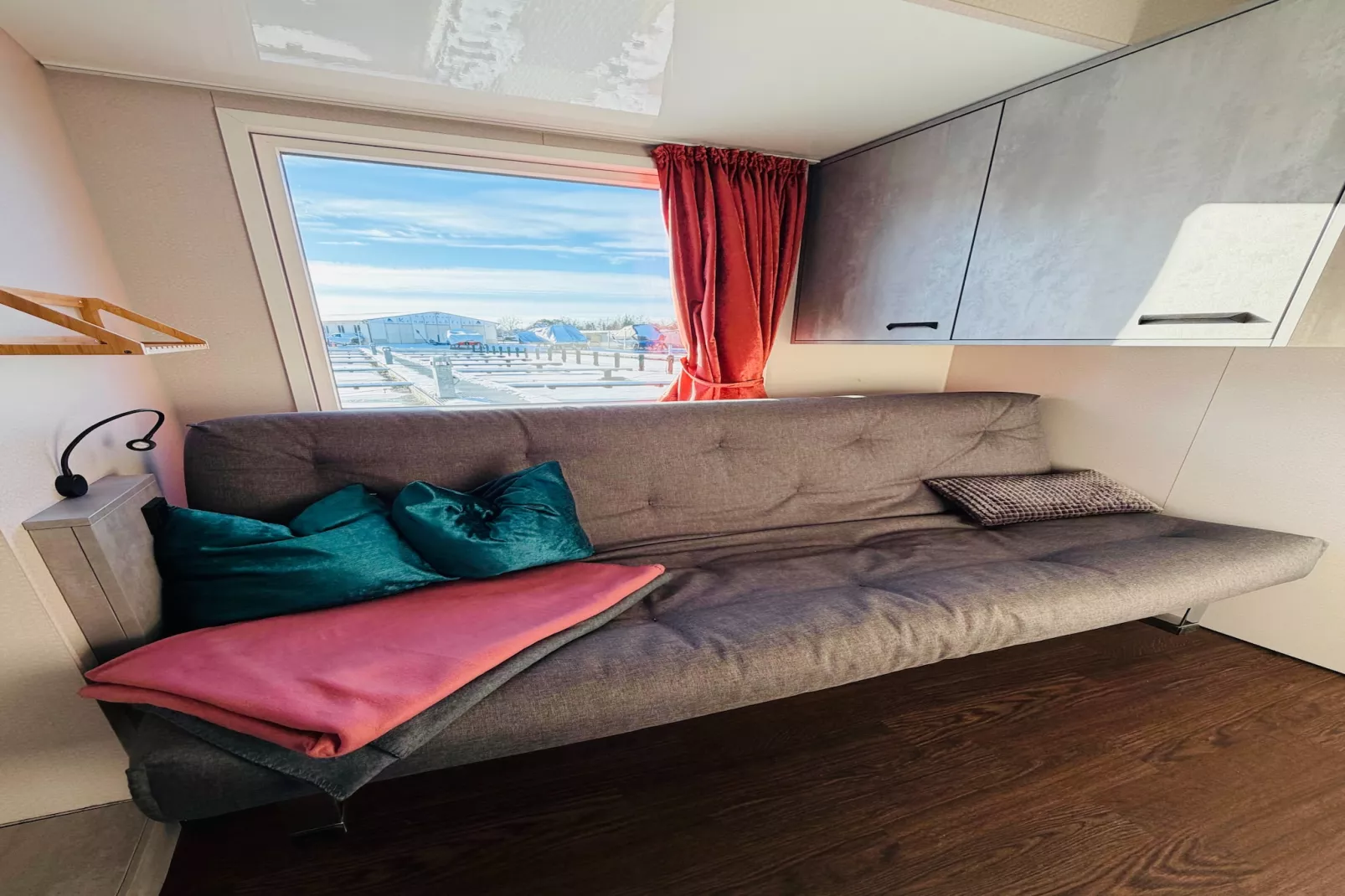 Hausboot Tegel-Schlafzimmer