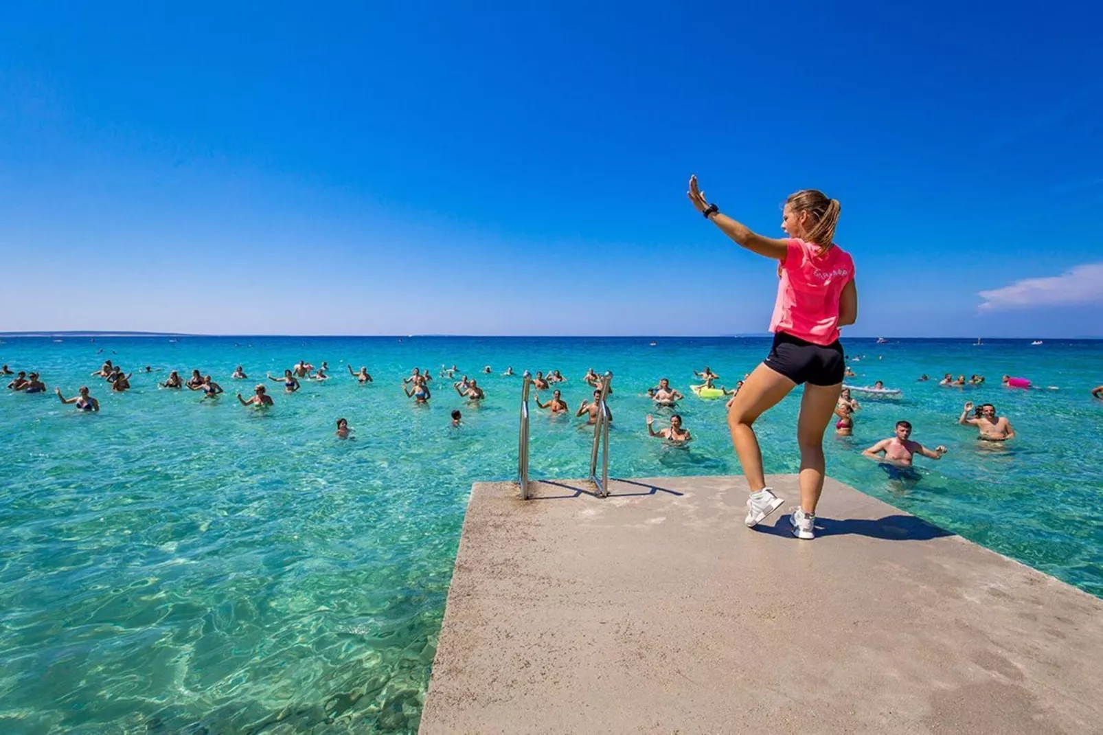 Mobile Homes Strasko Novalja Mediteran Superior mit Pool ca 34 qm für 6 Pers - Zones été à 1 km