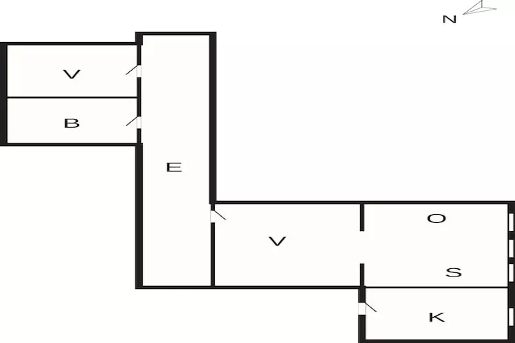 4 Personen Ferienhaus in Nakskov-By Traum - Grundriss