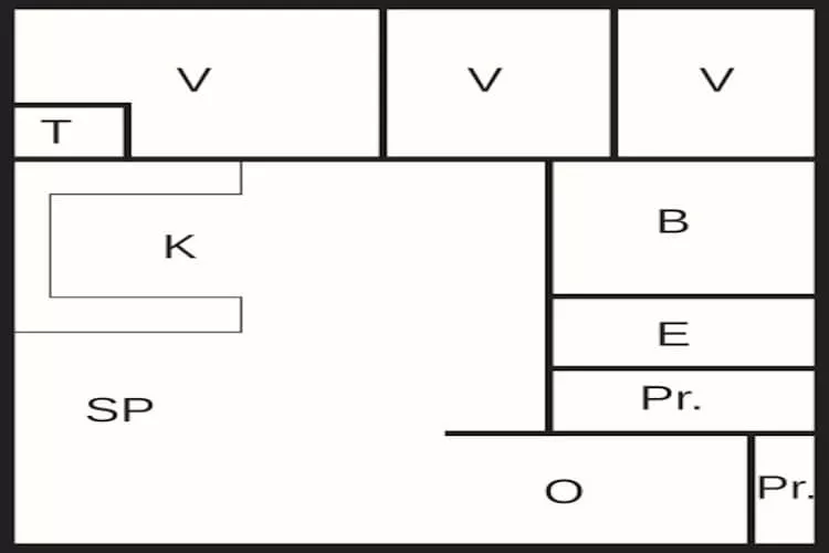 Maison de vacances pour 6 a Stubbekøbing-By Traum - Plan
