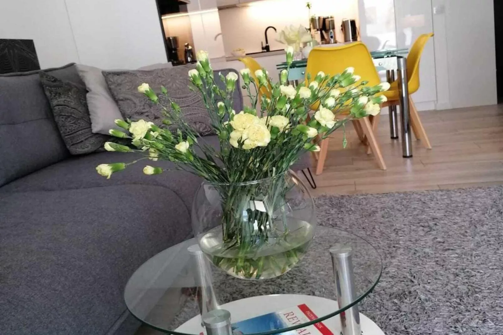 Apartment de luxe am Strand von Rewal-Living room