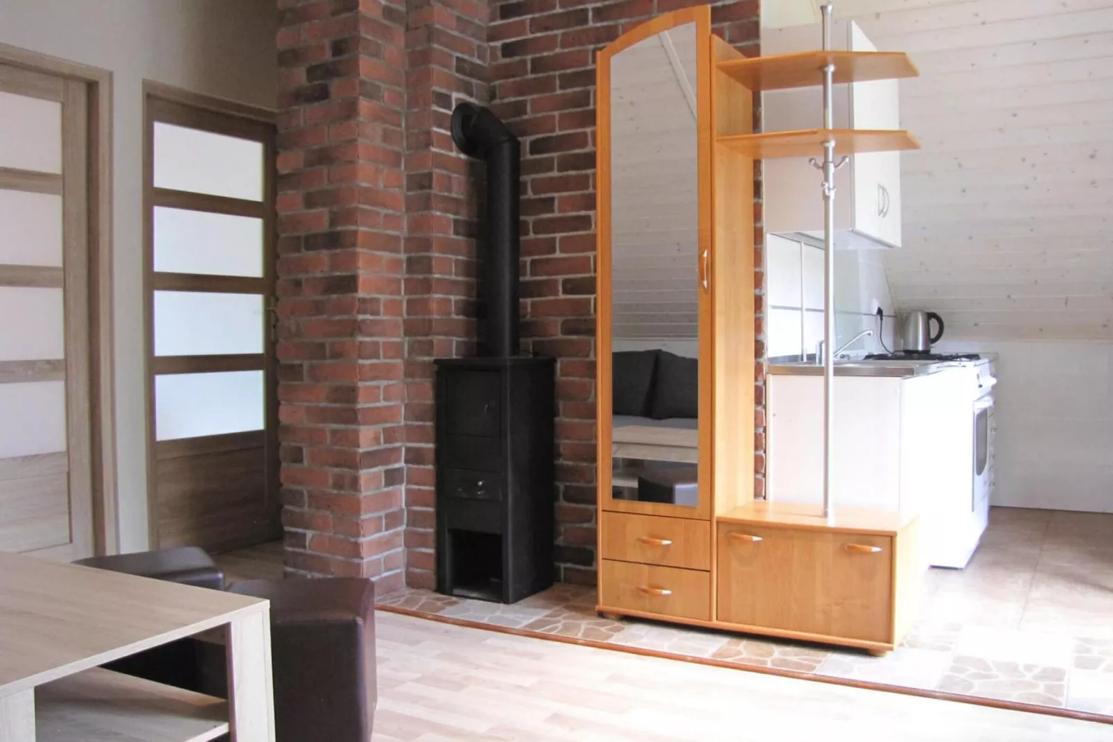 Apartament wakacyjny dla 4 osób w Rynie-Kitchen