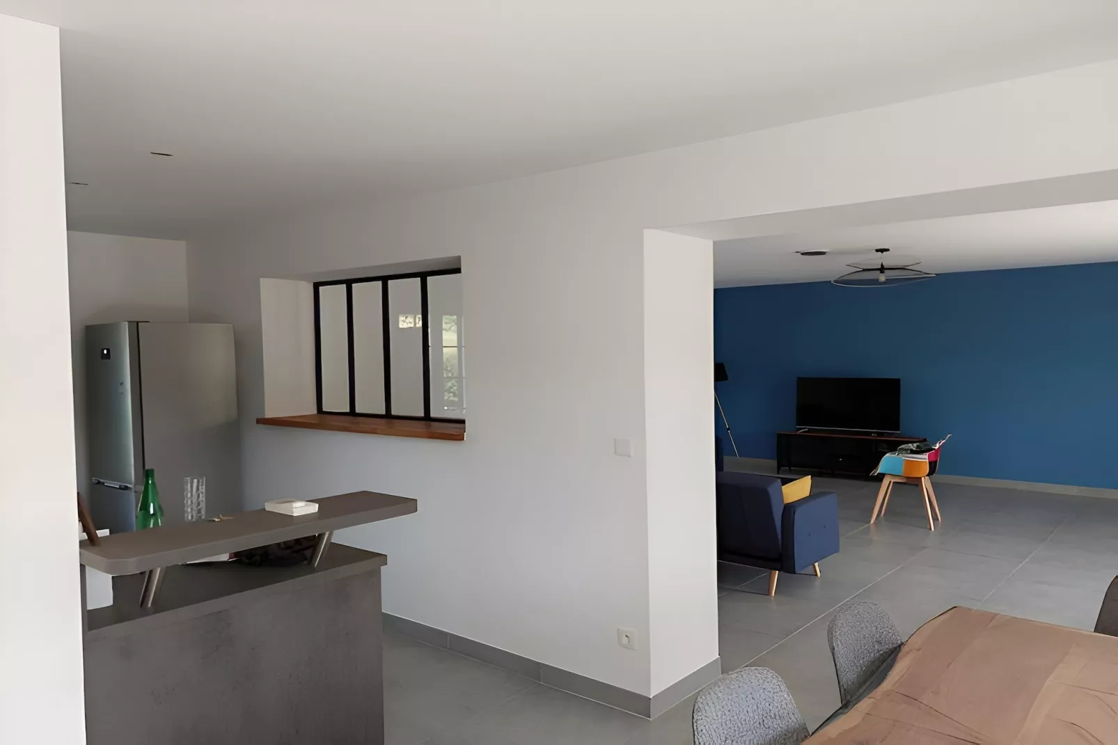 Gîte Les Charmes-Wohnzimmer