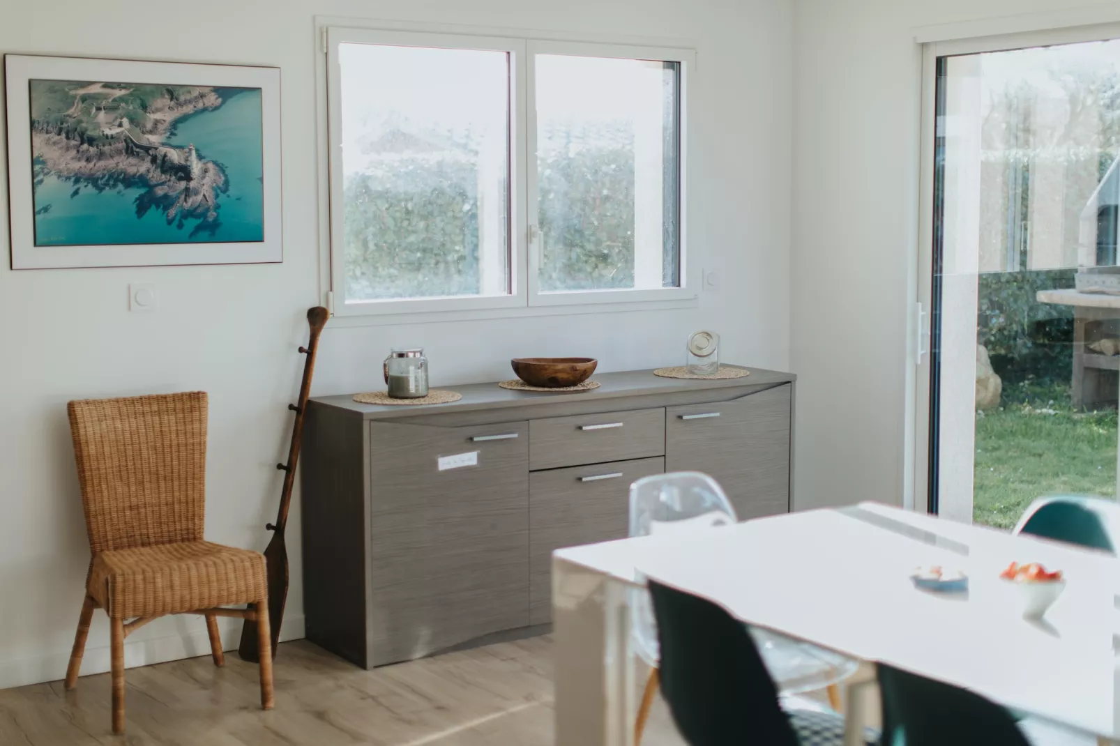 Ferienhaus in Porspoder-Esszimmer