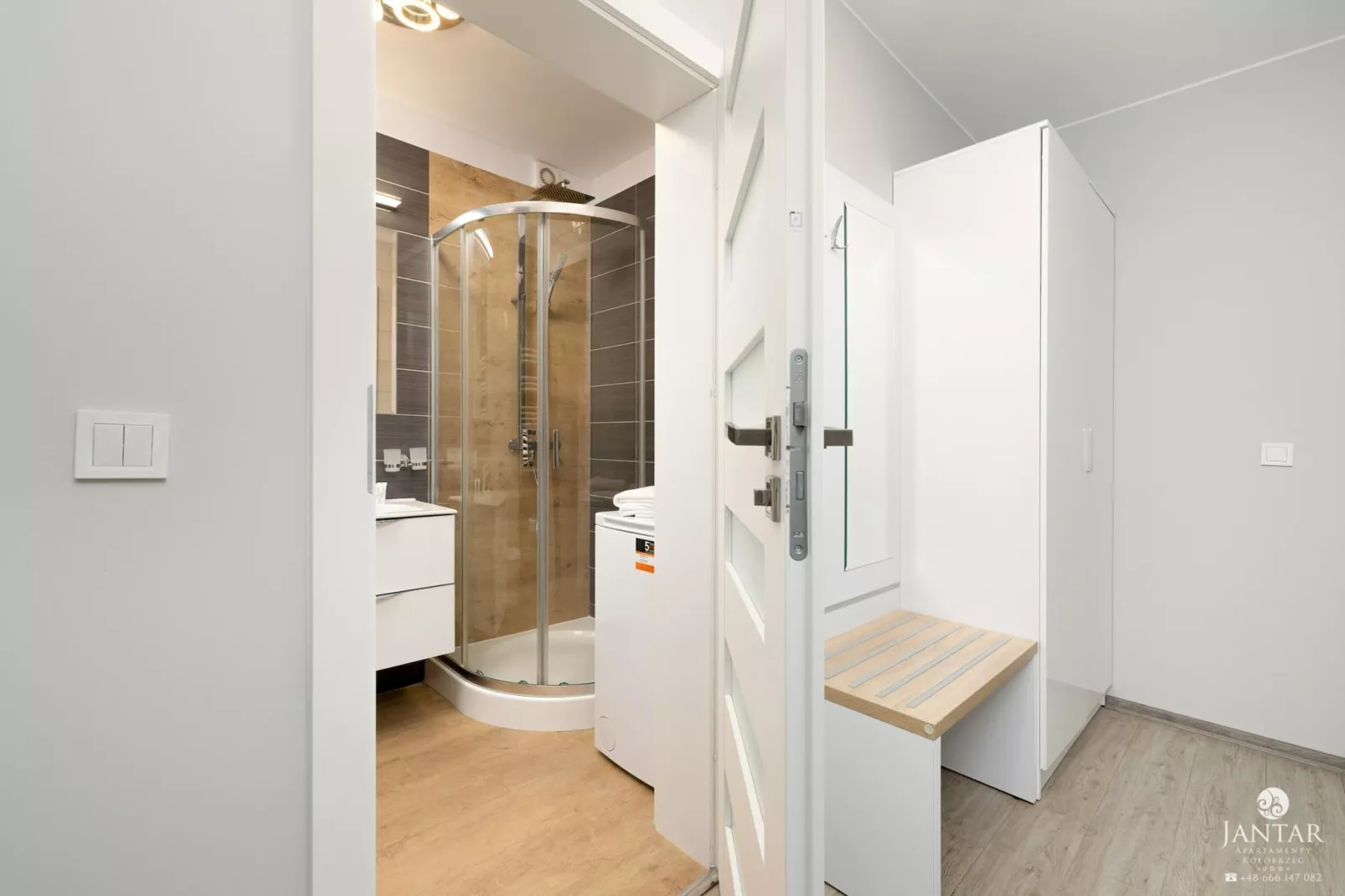 Apartament Grunwaldzka 12b/22 Pobierowo-Bathroom