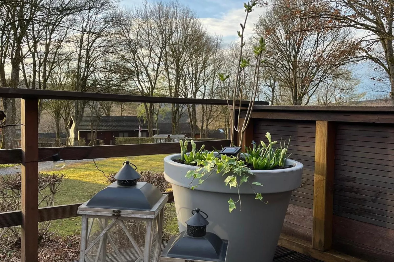 Chalet du temps suspendu-Terrasse