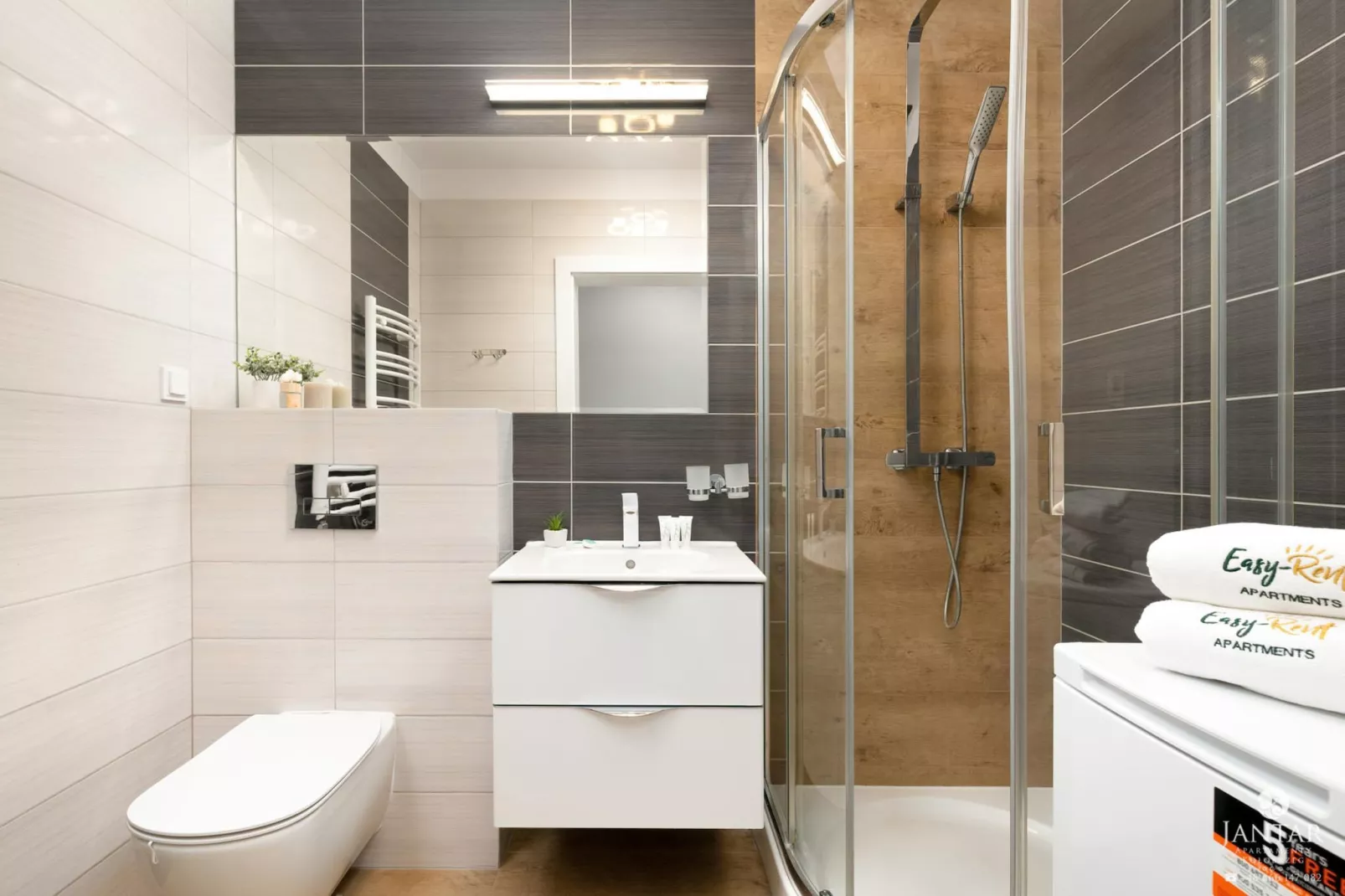 Apartament Grunwaldzka 12b/22 Pobierowo-Bathroom