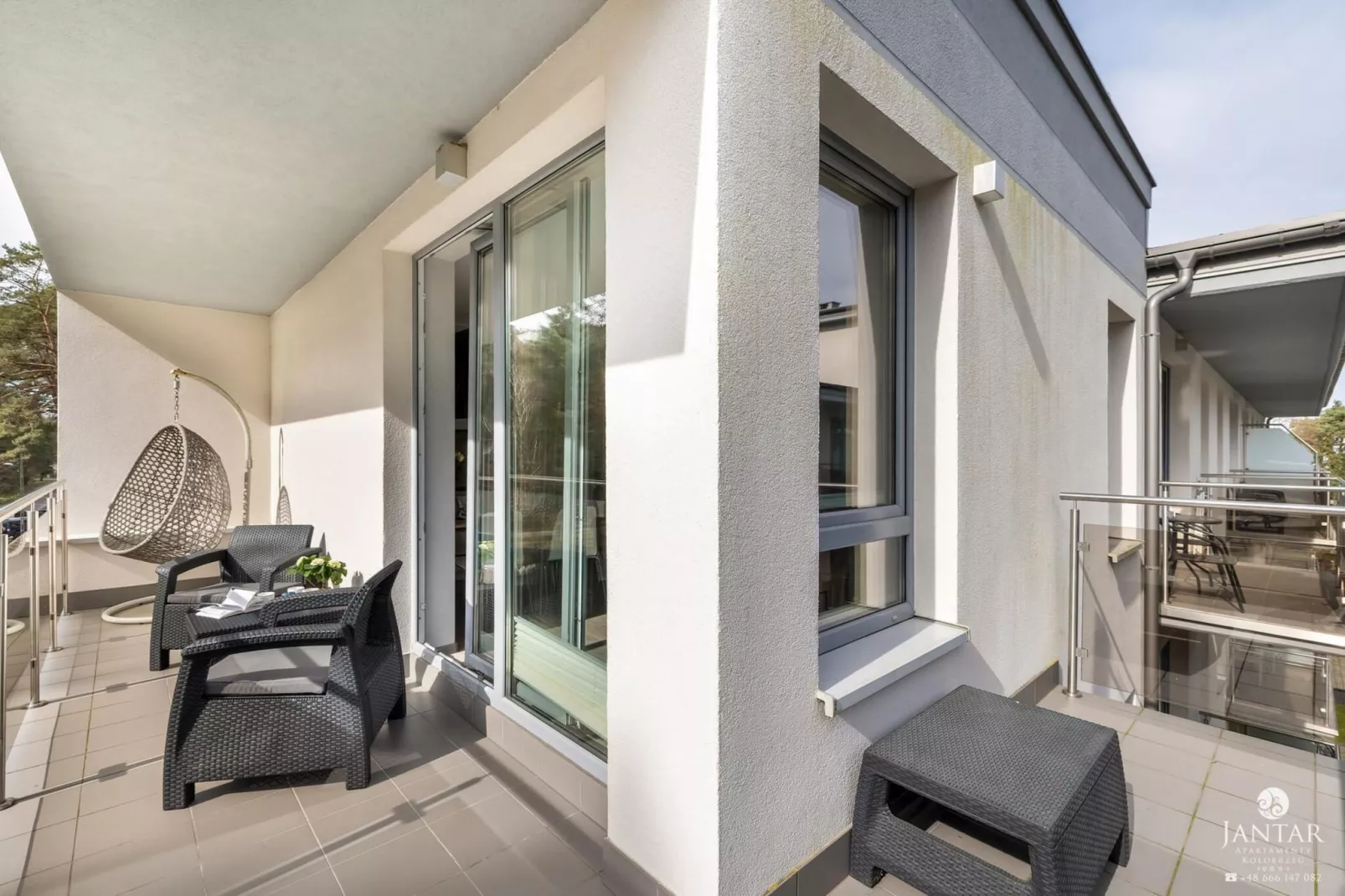 Apartament Grunwaldzka 12b/22 Pobierowo-Terrace balcony