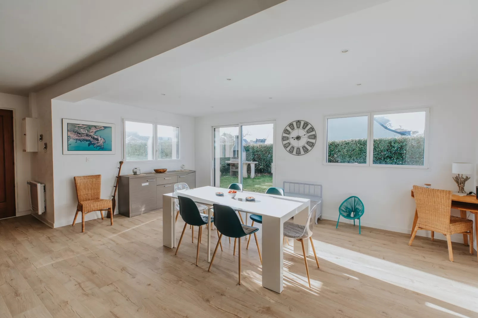 Ferienhaus in Porspoder-Esszimmer