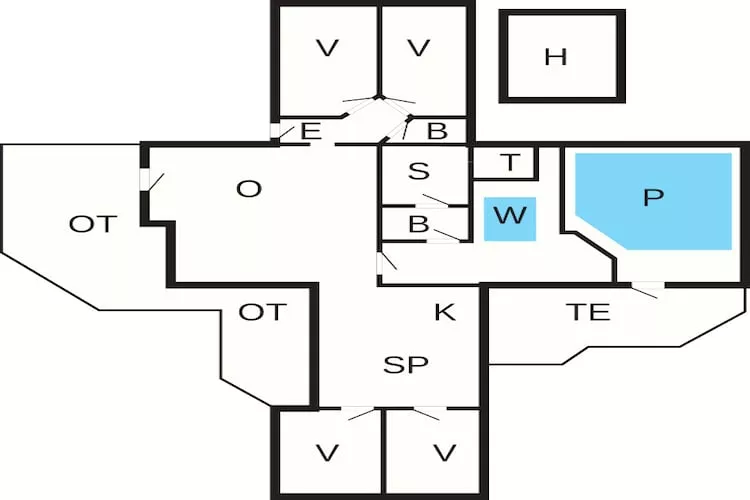 10 Personen Ferienhaus in Væggerløse-By Traum - Grundriss