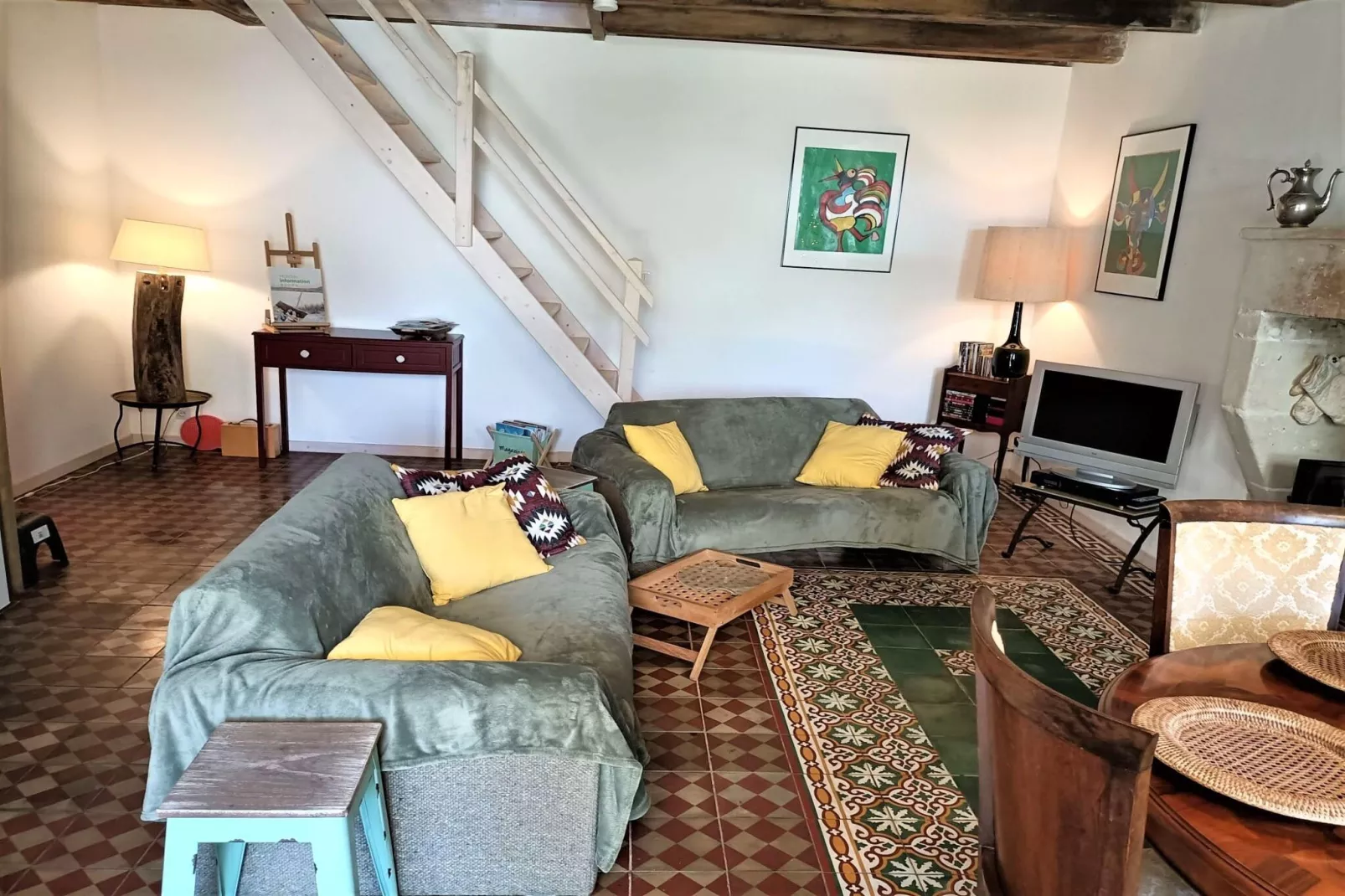 L'Atelier Mosaïque-Wohnzimmer