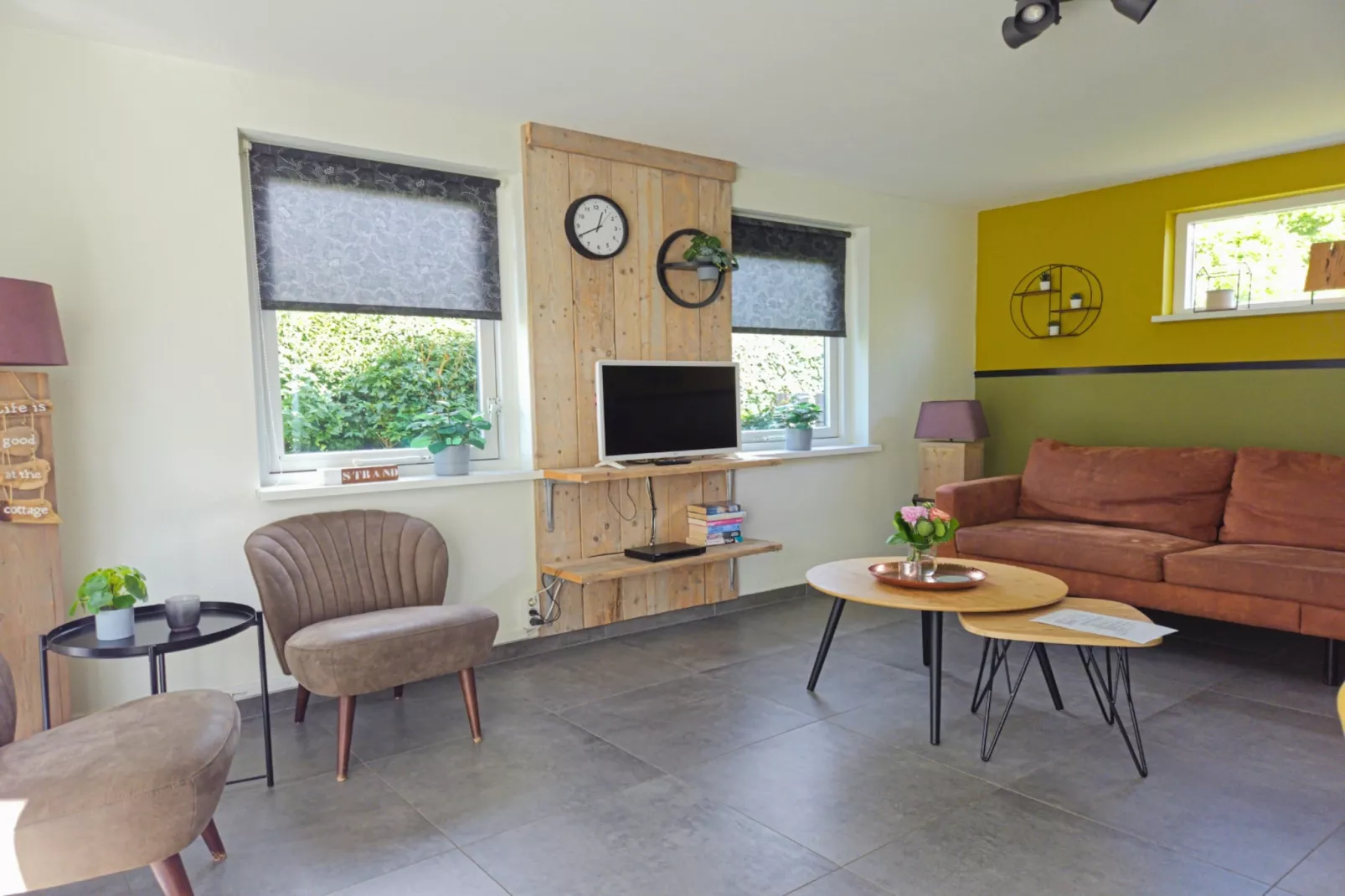 Bungalow 5-persoons-Living room