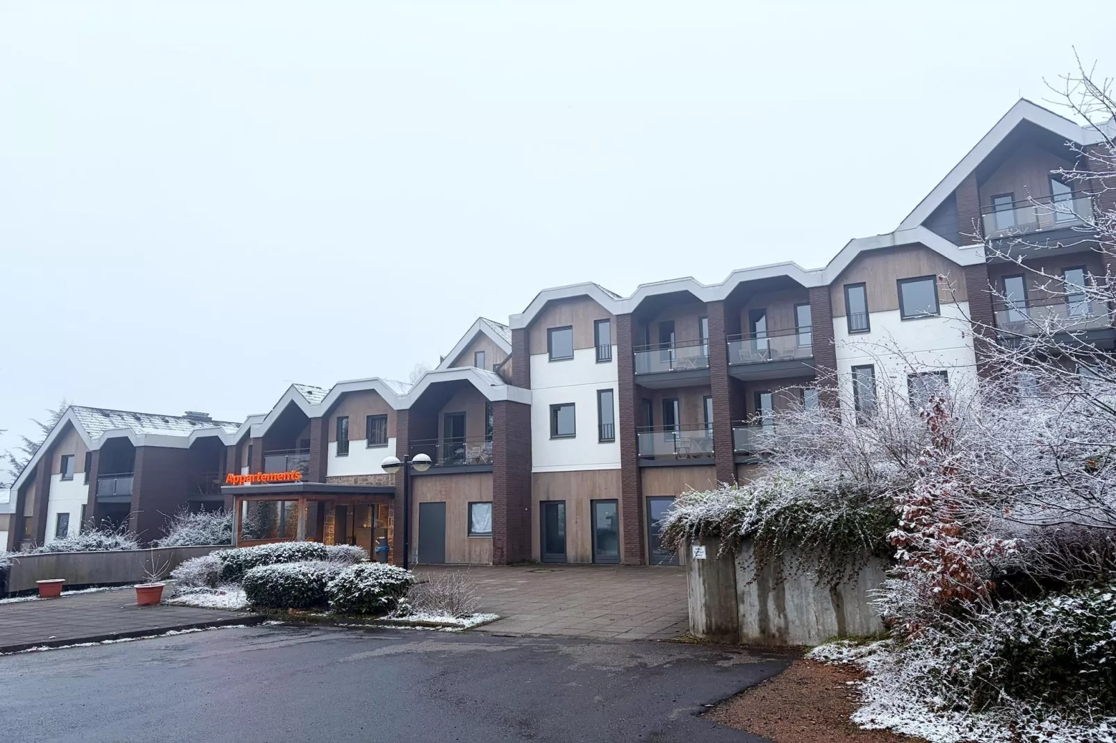 Apartment First Floor-Außenbereich Winter