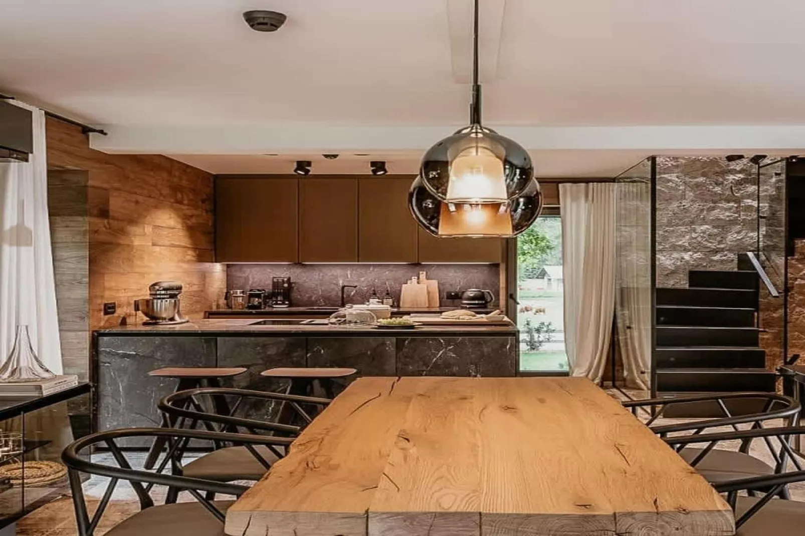 Chalet de luxe jacuzzi et sauna au Lac de Bohinj-Esszimmer