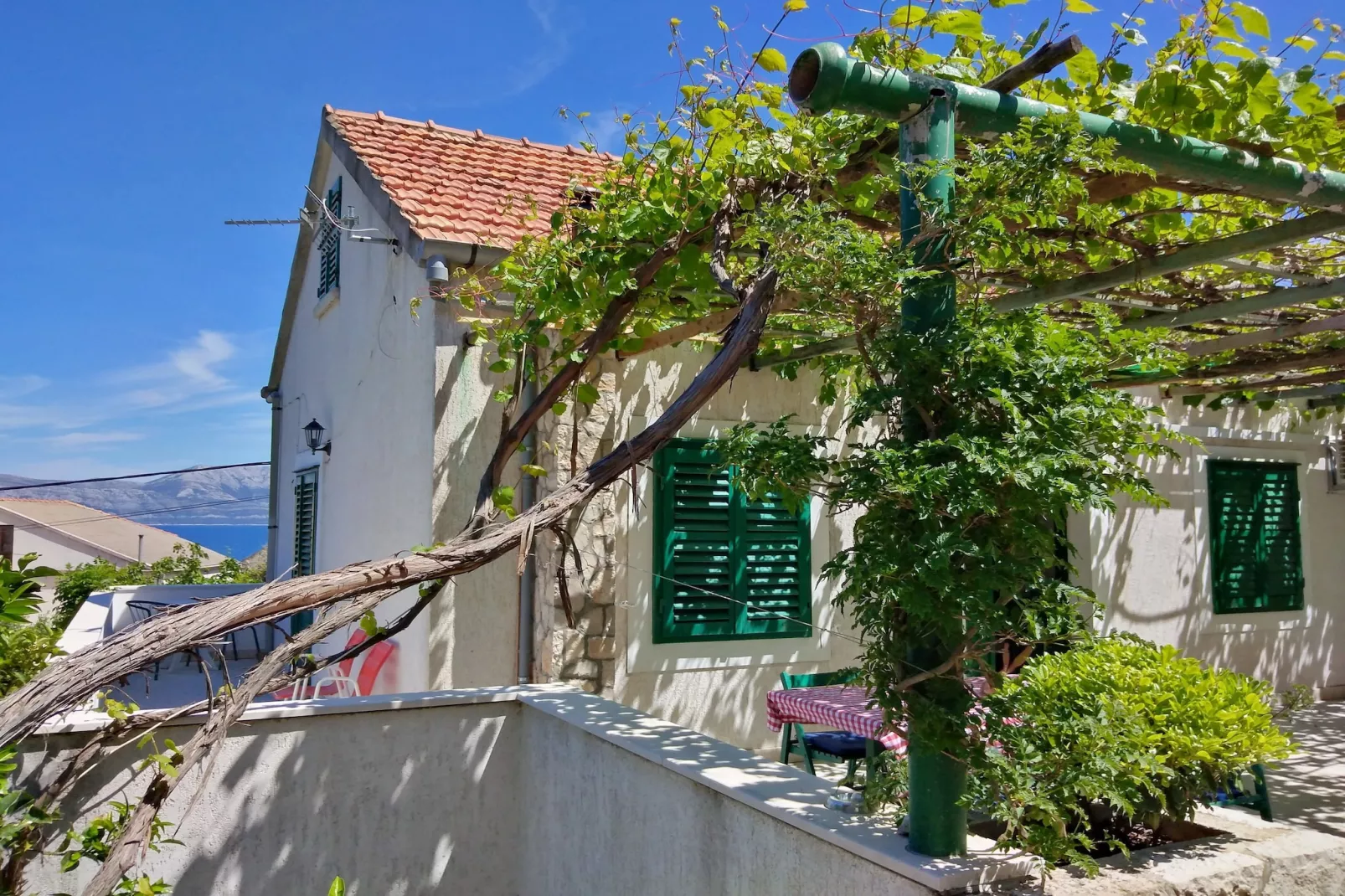 Guest House Hazdovac Rooms - Two Bedroom Apartment with Terrace and Sea View-Outdoor