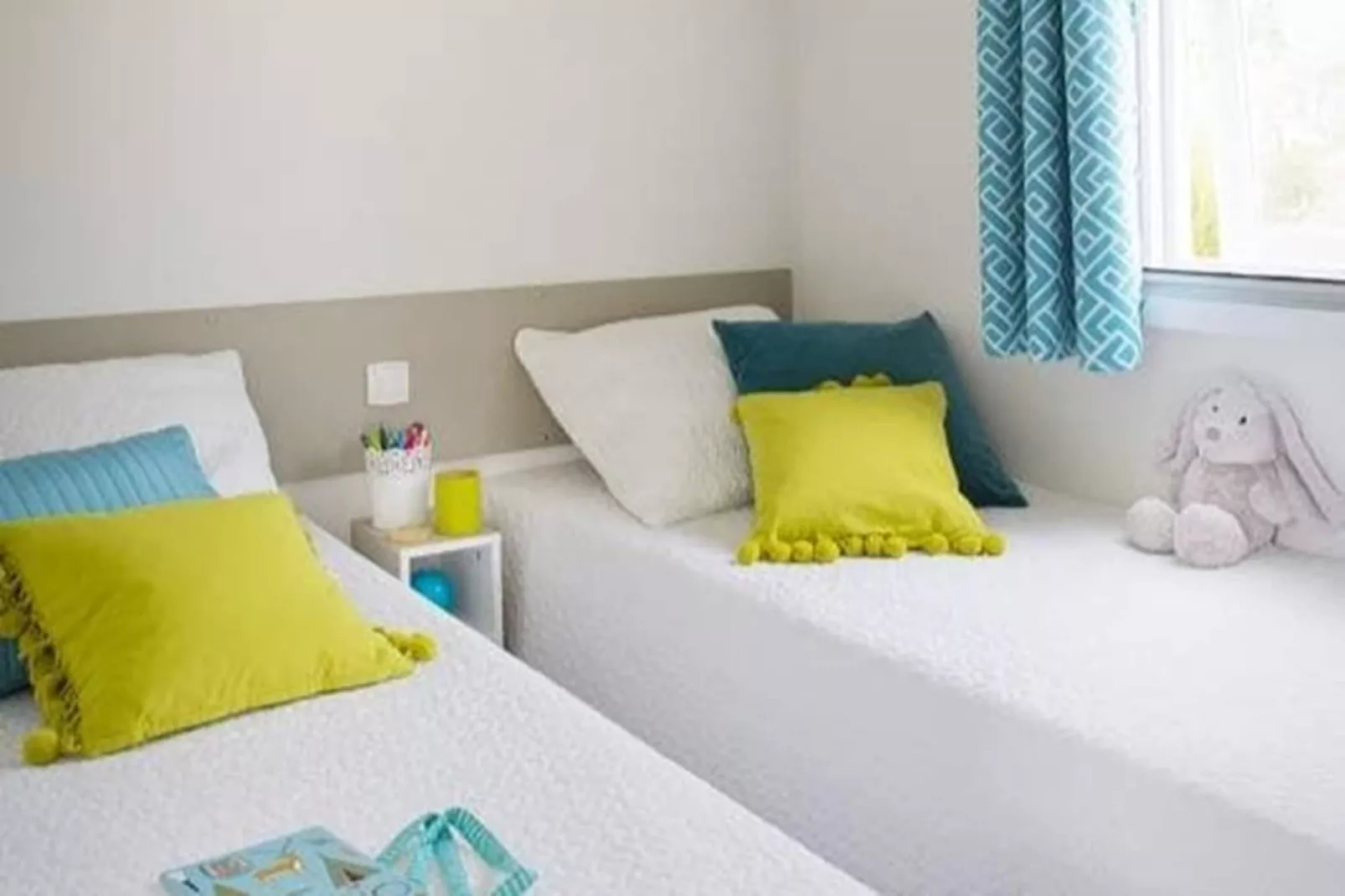 Camping L'Air Marin Vias-Plage  Mobilhome CANCUN - Chambre