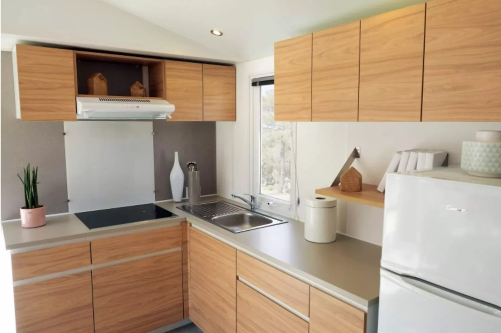 Camping L'Air Marin Vias-Plage  Mobilhome ACAPULCO 3CH - Cuisine