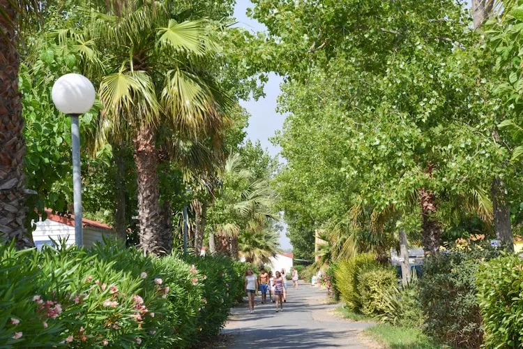 Camping L'Air Marin Vias-Plage  Mobilhome CANCUN - Vue d'été