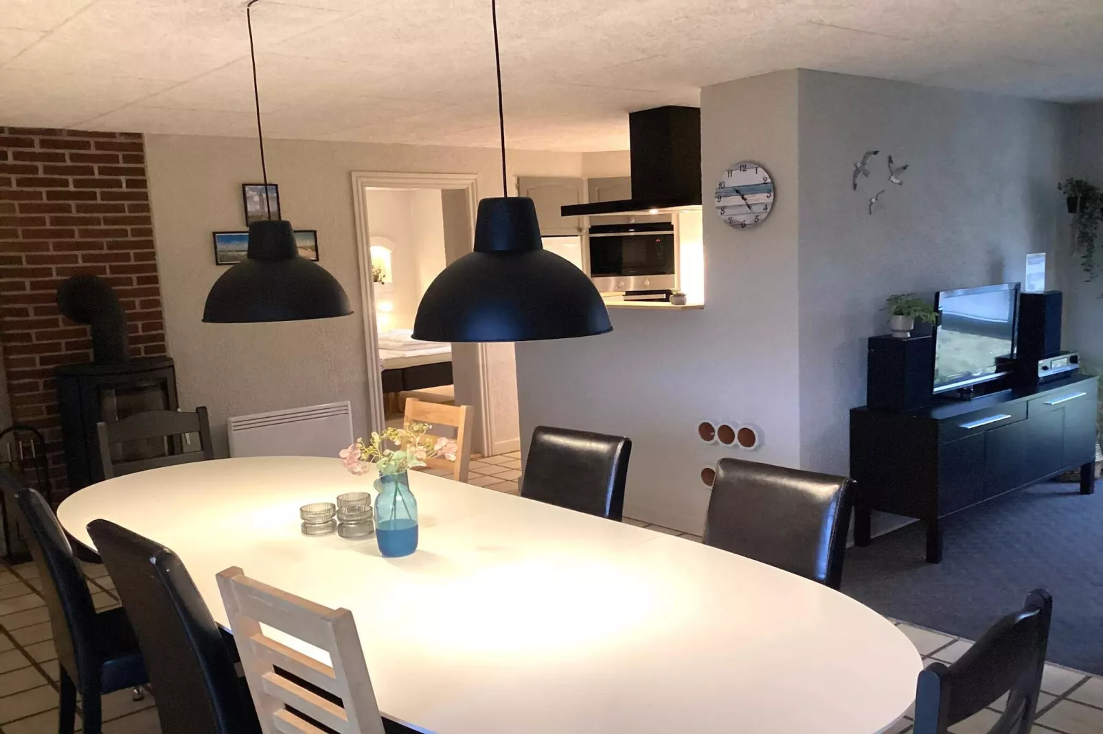 Maison de vacances pour 12 a Oksbøl-Intérieur