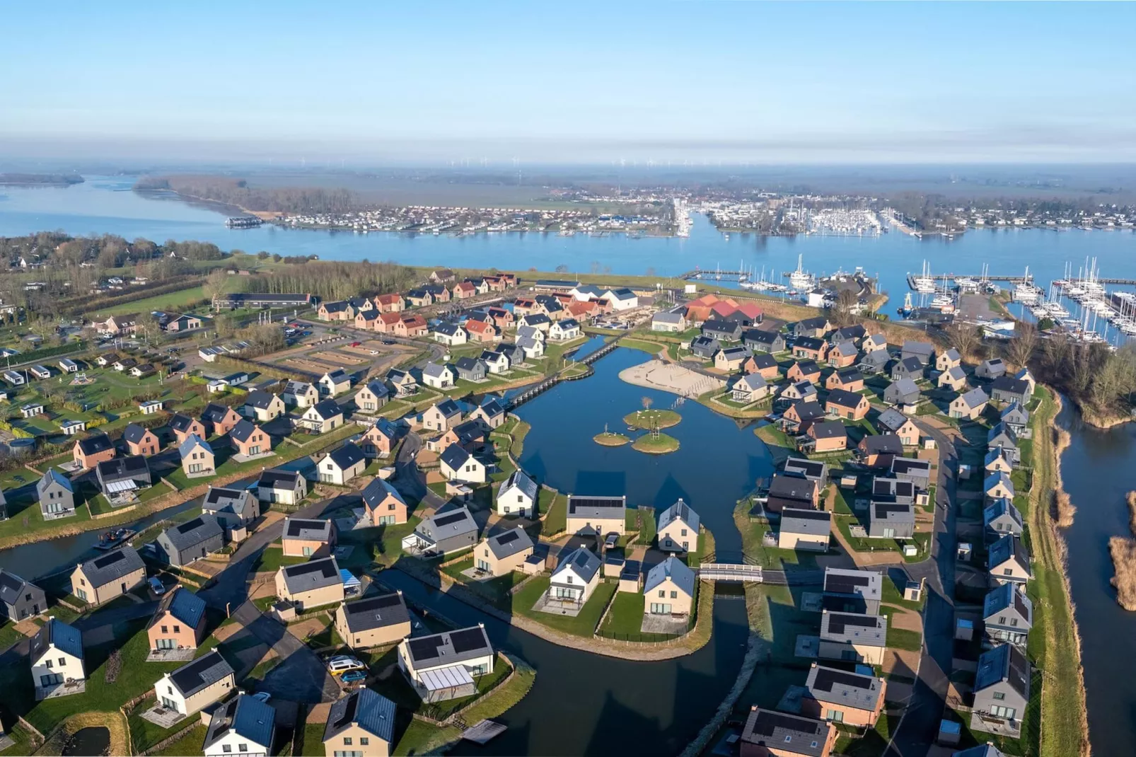 Park Veerse Kreek 4-Gebiete Sommer 20 km