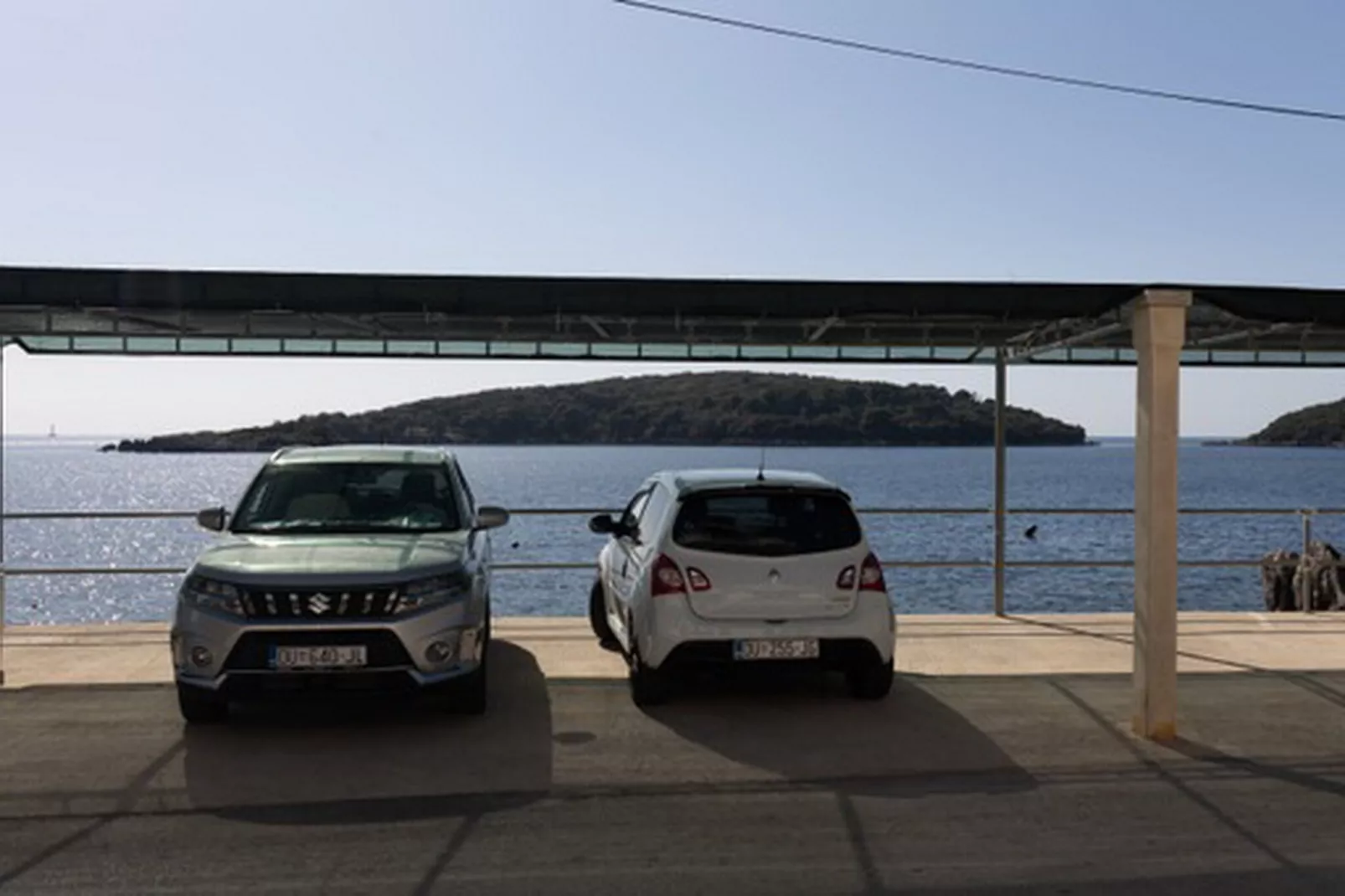 House Rašica - One Bedroom Apartment with Terrace and Sea view (3)-Parkplatz