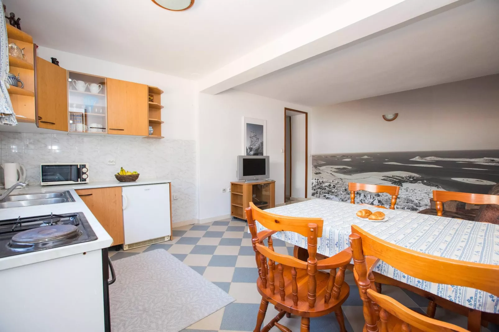 Apartments Vidak - One Bedroom Apartment with Terrace and Pool View - (A3)