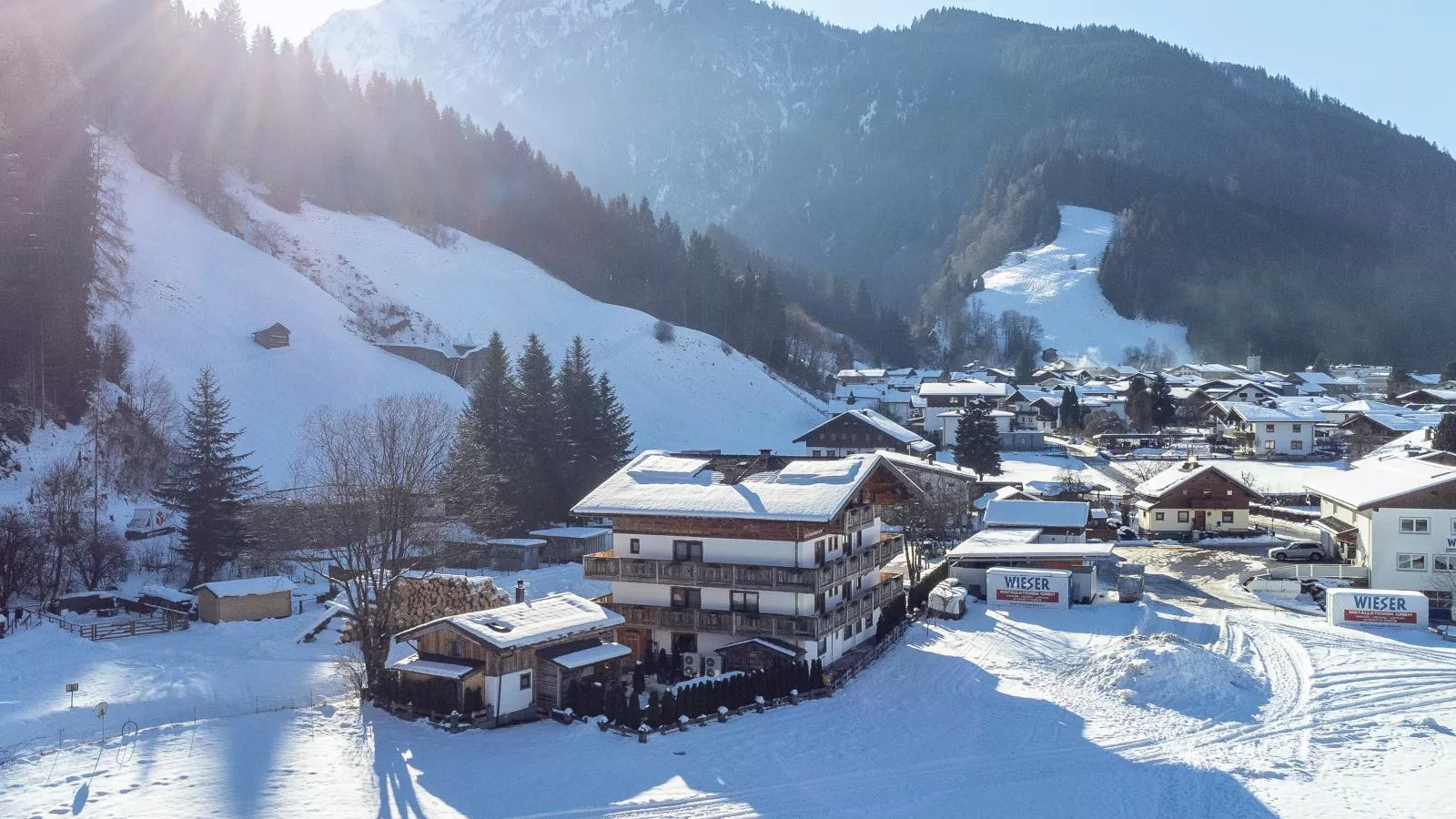 Almversteck Hollersbach-Außenbereich Winter
