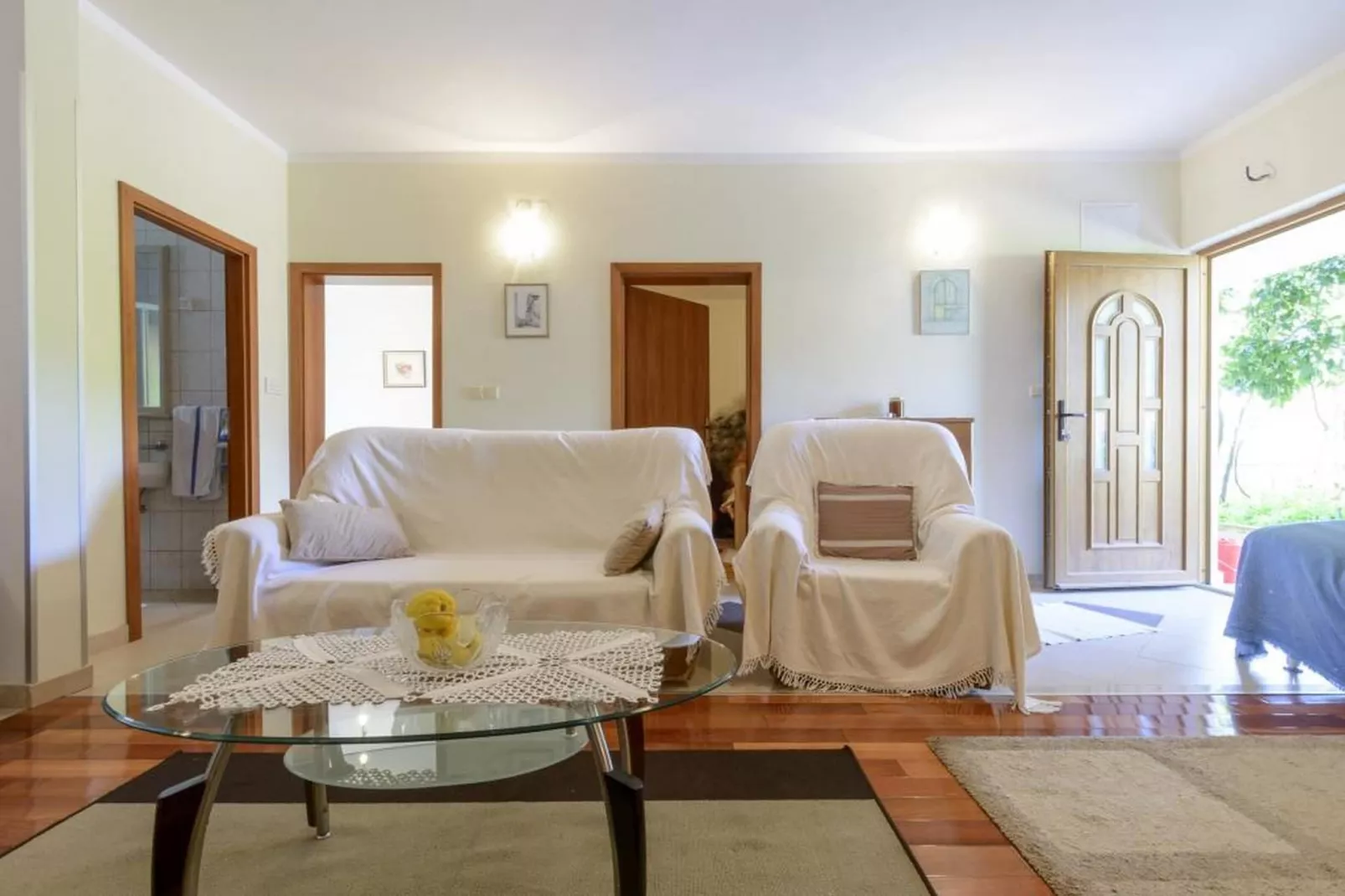 Apartment Petar - Two Bedroom Apartment with Terrace (A4+1)-Wohnzimmer