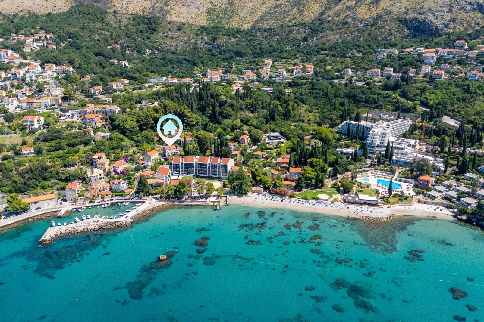 Rooms Tupina by Paulina - Standard Double Room with Balcony and Sea View (Room 3)-Ambiance