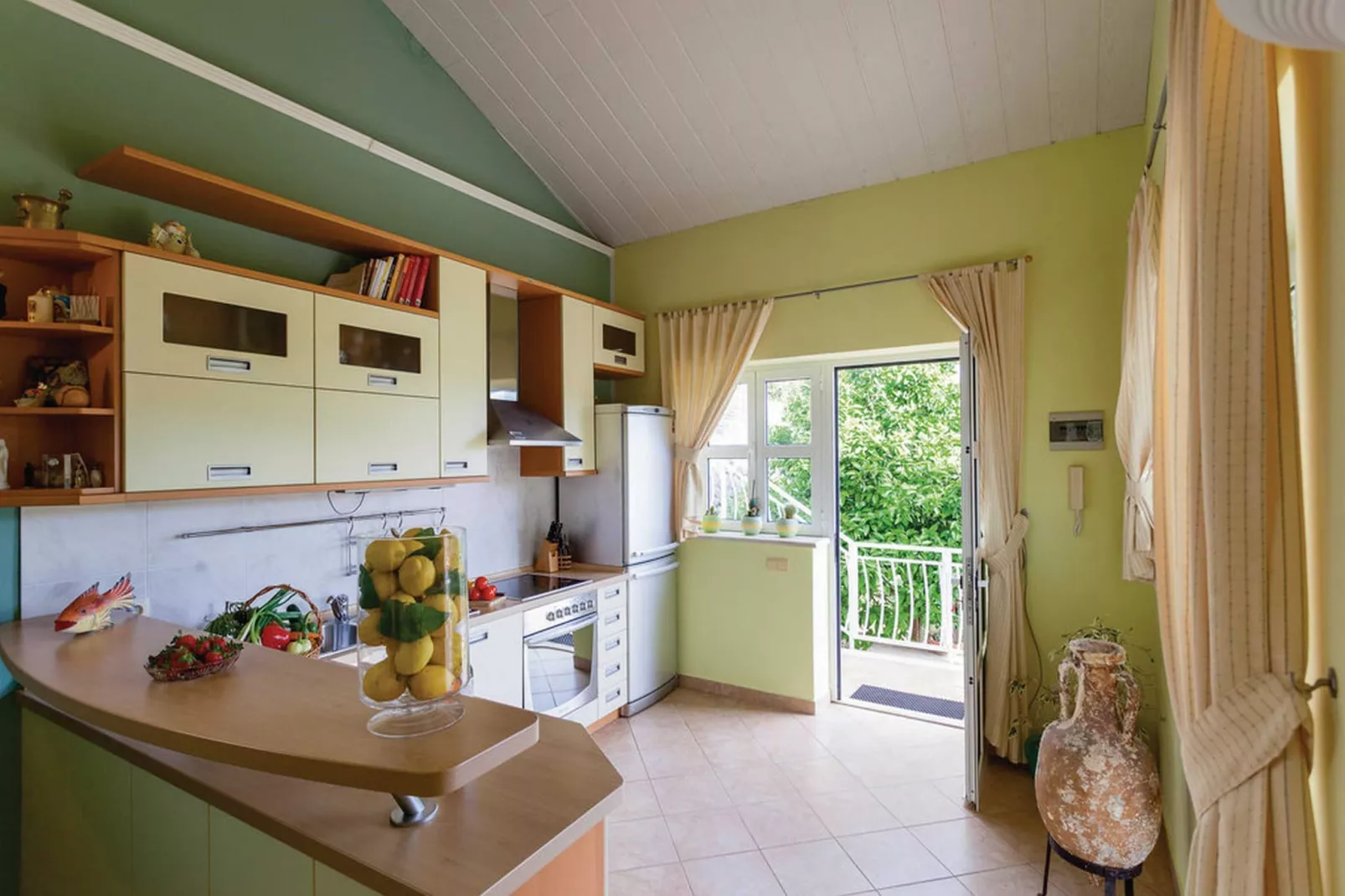 Apartments Ankora - Three bedroom apartment with terrace and sea view-Kitchen