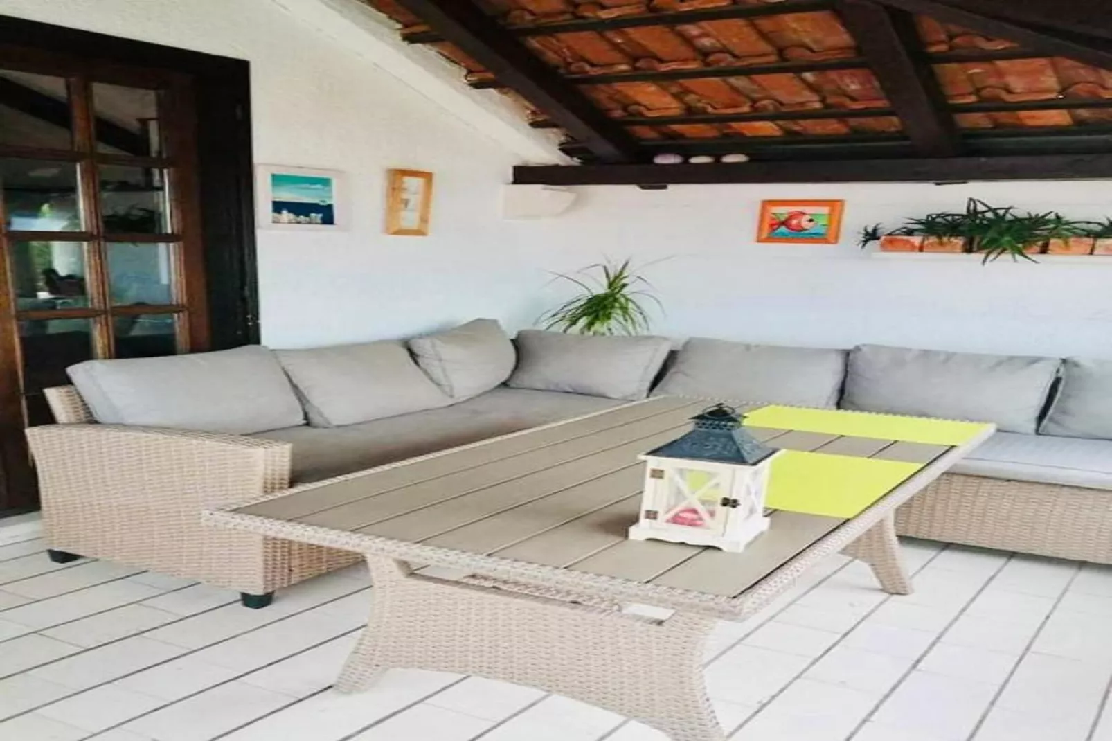 Three bedroom Apartment with terrace and sea view (Nera)-Wohnzimmer