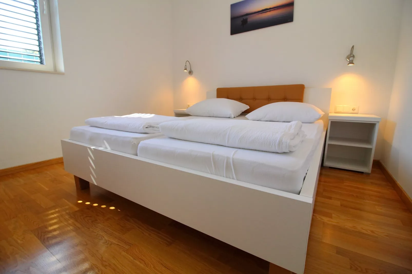 Apartments Kula - Comfort One Bedroom Apartment with Balcony and Sea View-B4-Chambre