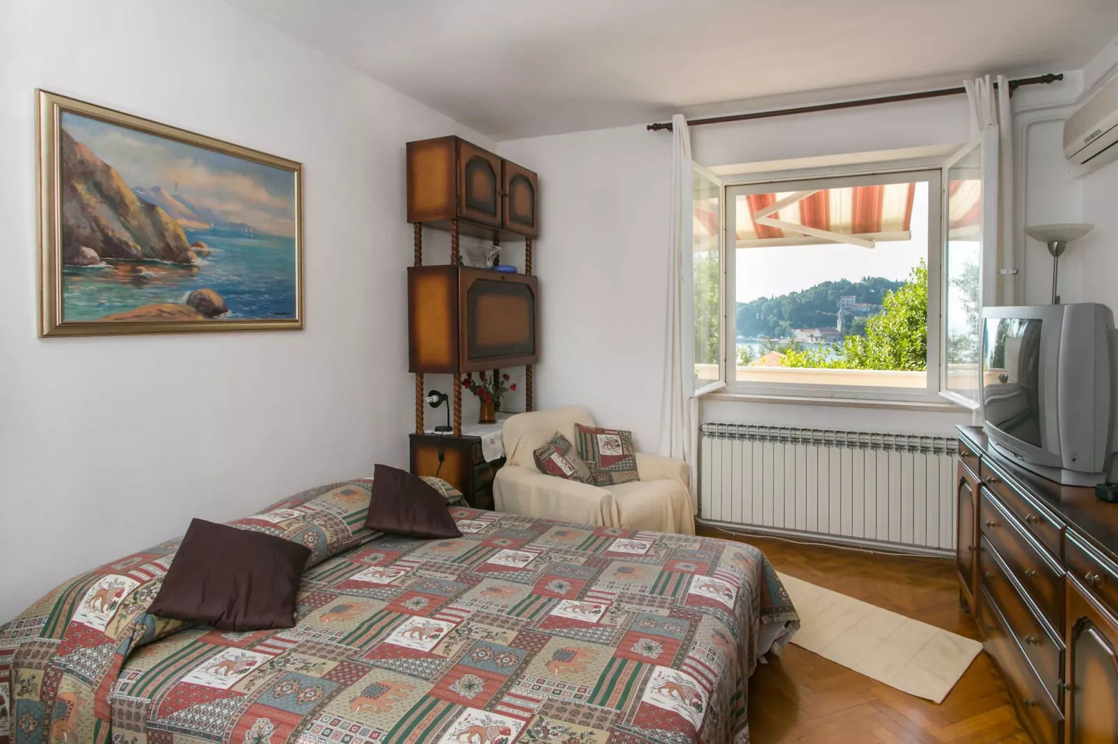 Apartments Miljan Popovic - Two Bedroom Apartment with Terrace and Sea View-Chambre