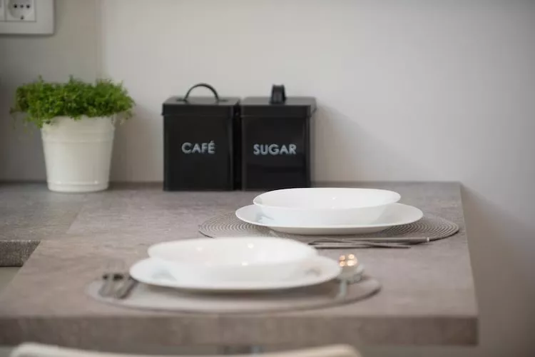 Apartments Horizon - Deluxe Studio with  Balcony and Sea View-Kitchen