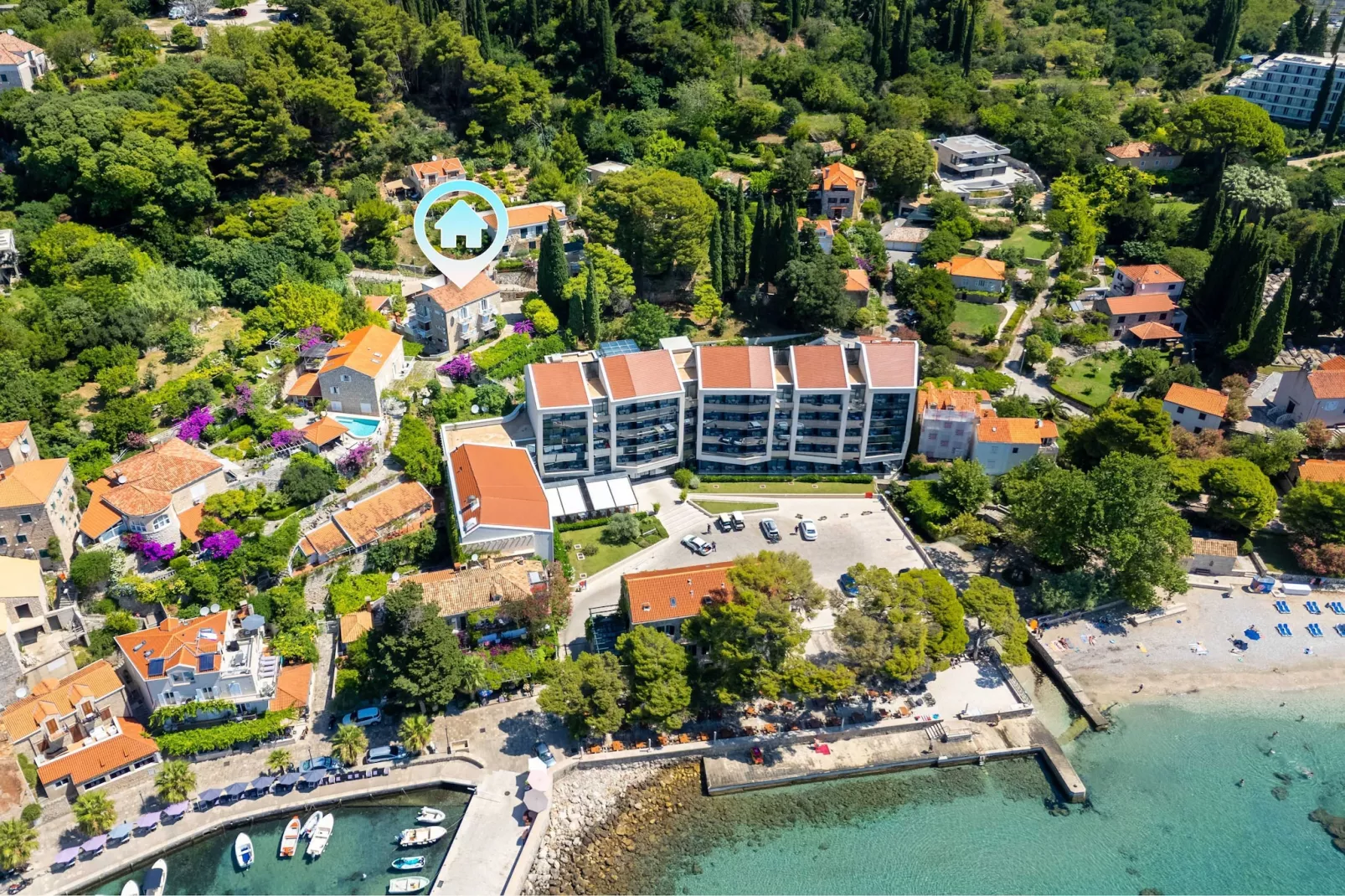 Rooms Tupina by Paulina - Comfort Double Room with Balcony and Sea View (Room 1)-Ambiance