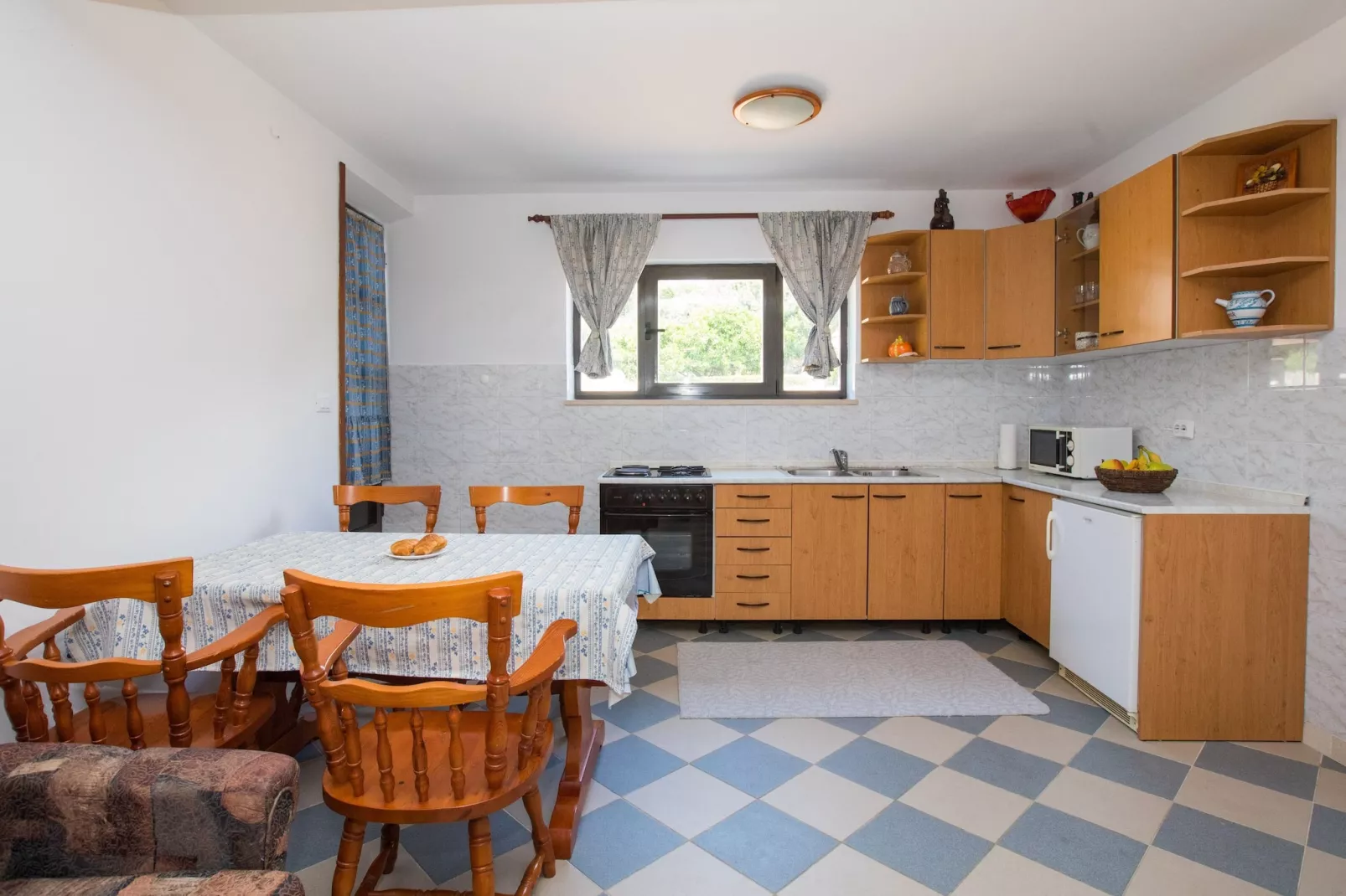 Apartments Vidak - One Bedroom Apartment with Terrace and Pool View - (A3)-Kitchen