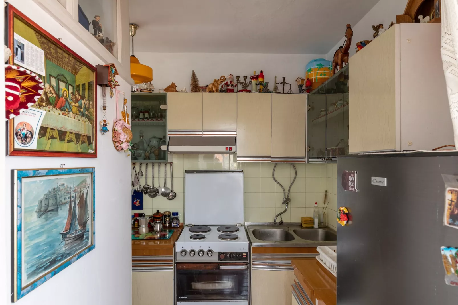 Apartment Puerto - Studio Apartment with Balcony and Sea View-Kitchen